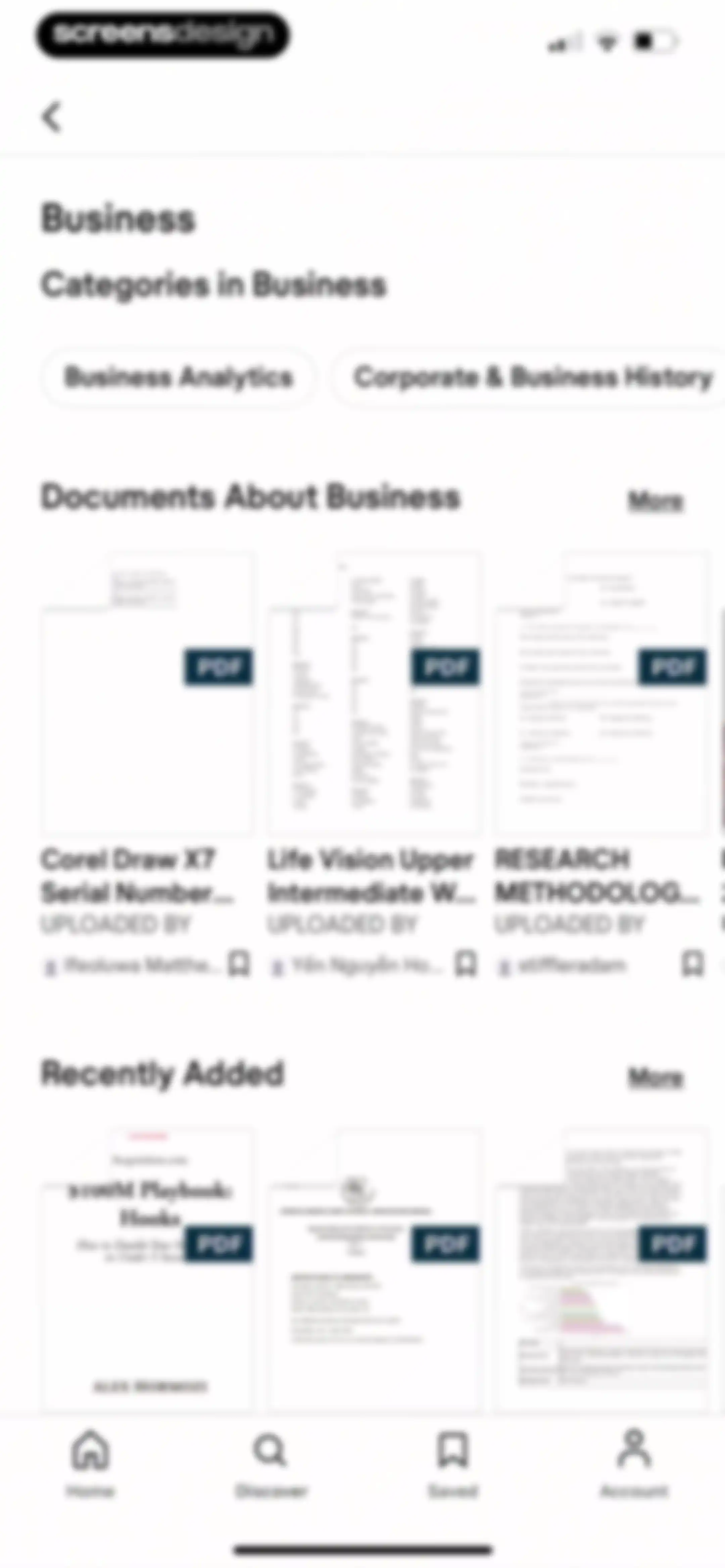 Scribd: 170M+ documents screen 38