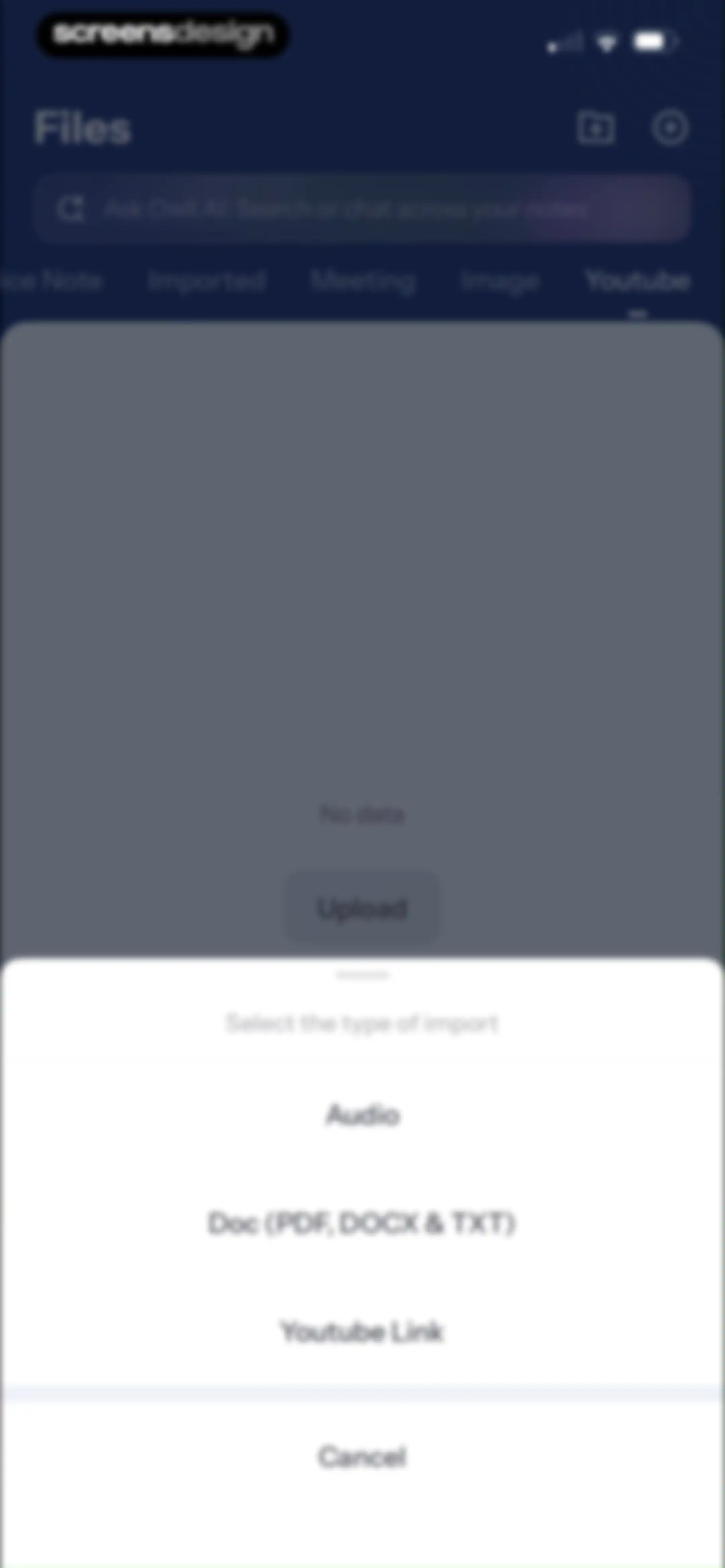 Owll:AI Note Taker & Assistant screen 89