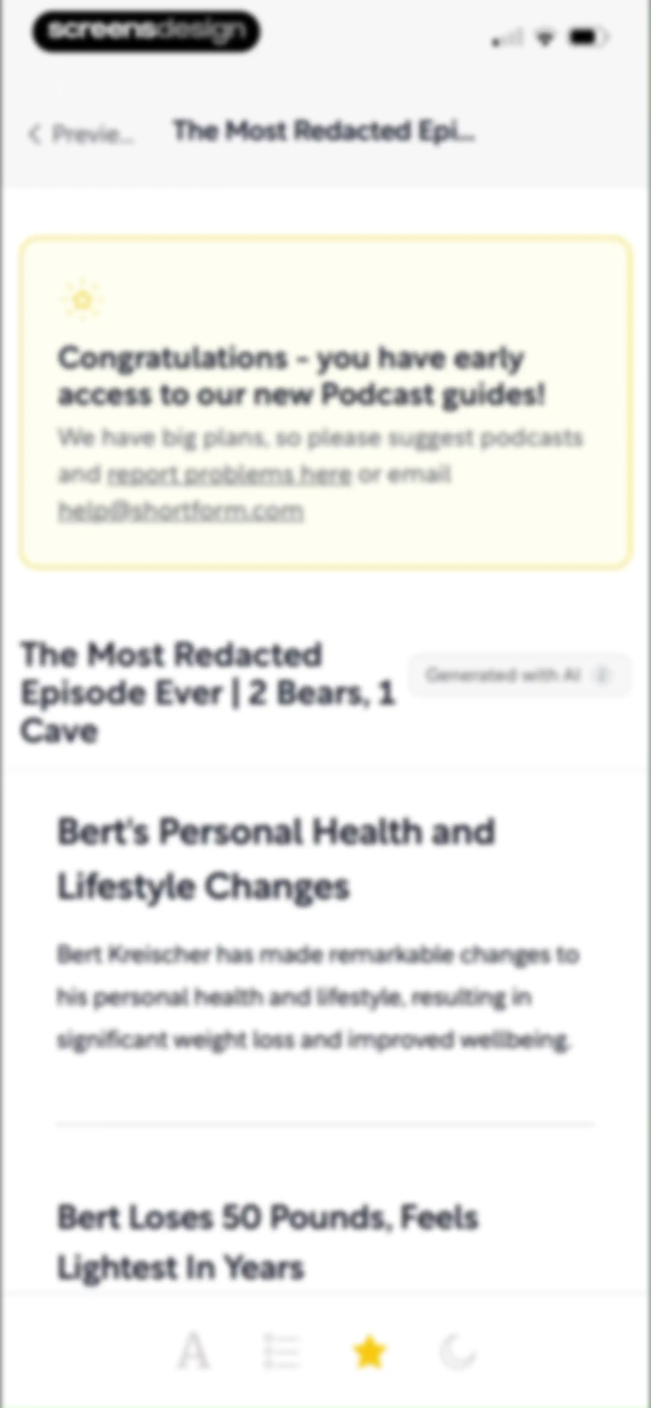 Shortform Daily Book Summaries screen 123