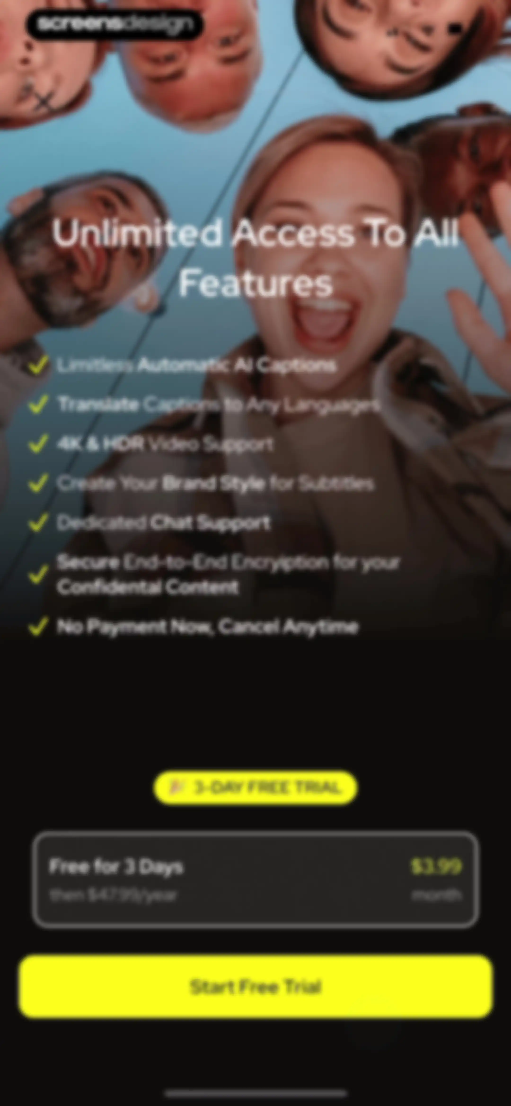 Subcap: Captions AI, Subtitles screen 10