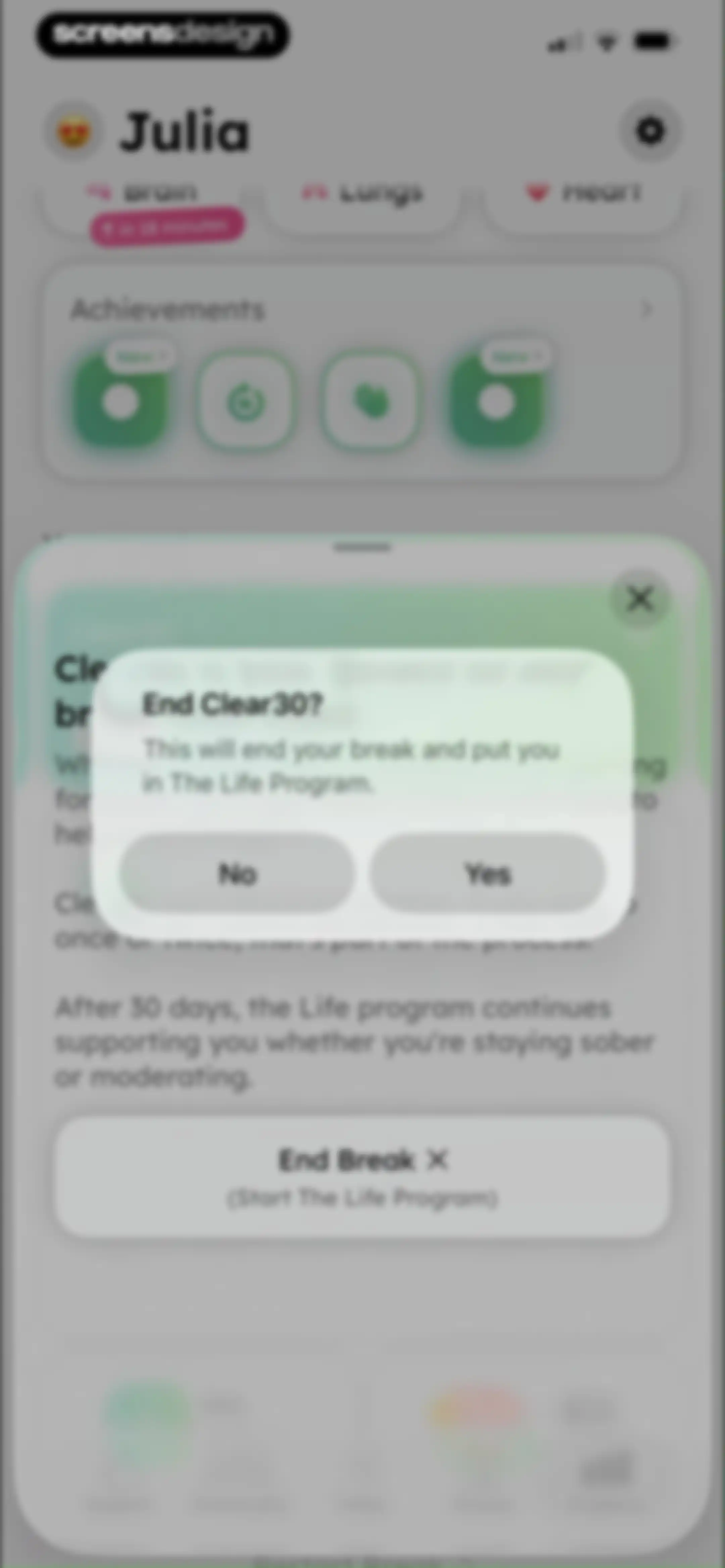 Clear30: Reset From Weed screen 246