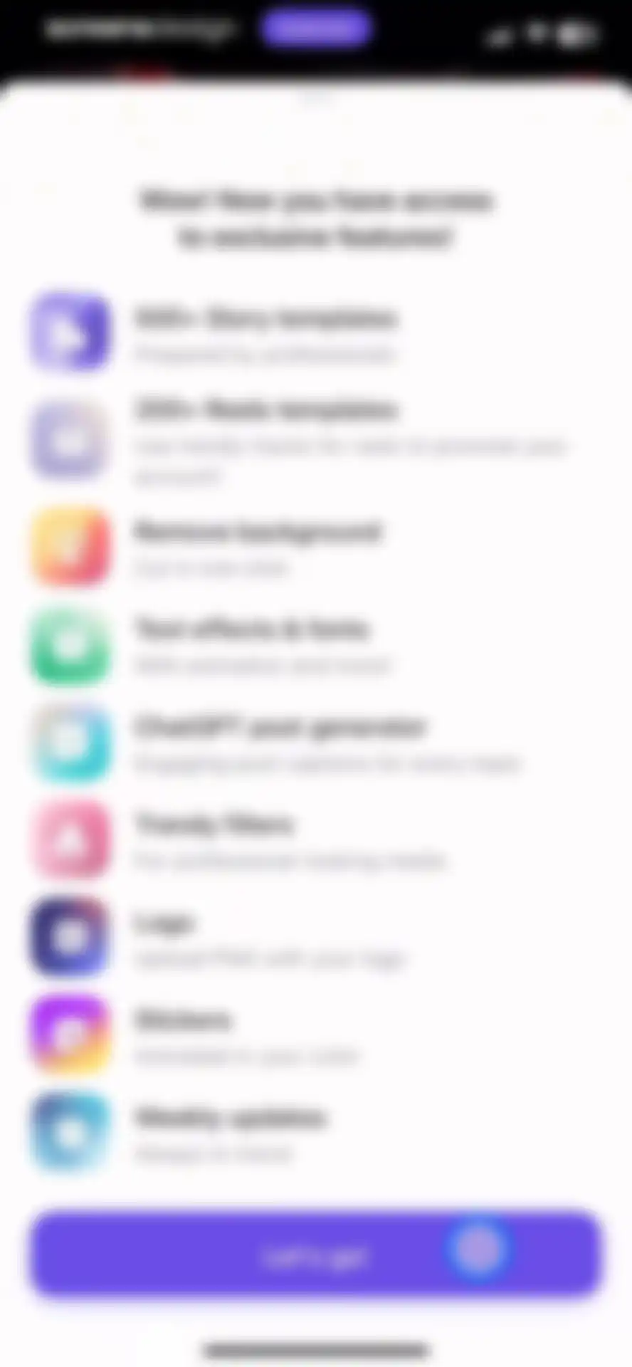 Instories: AI Photo & Video screen 14