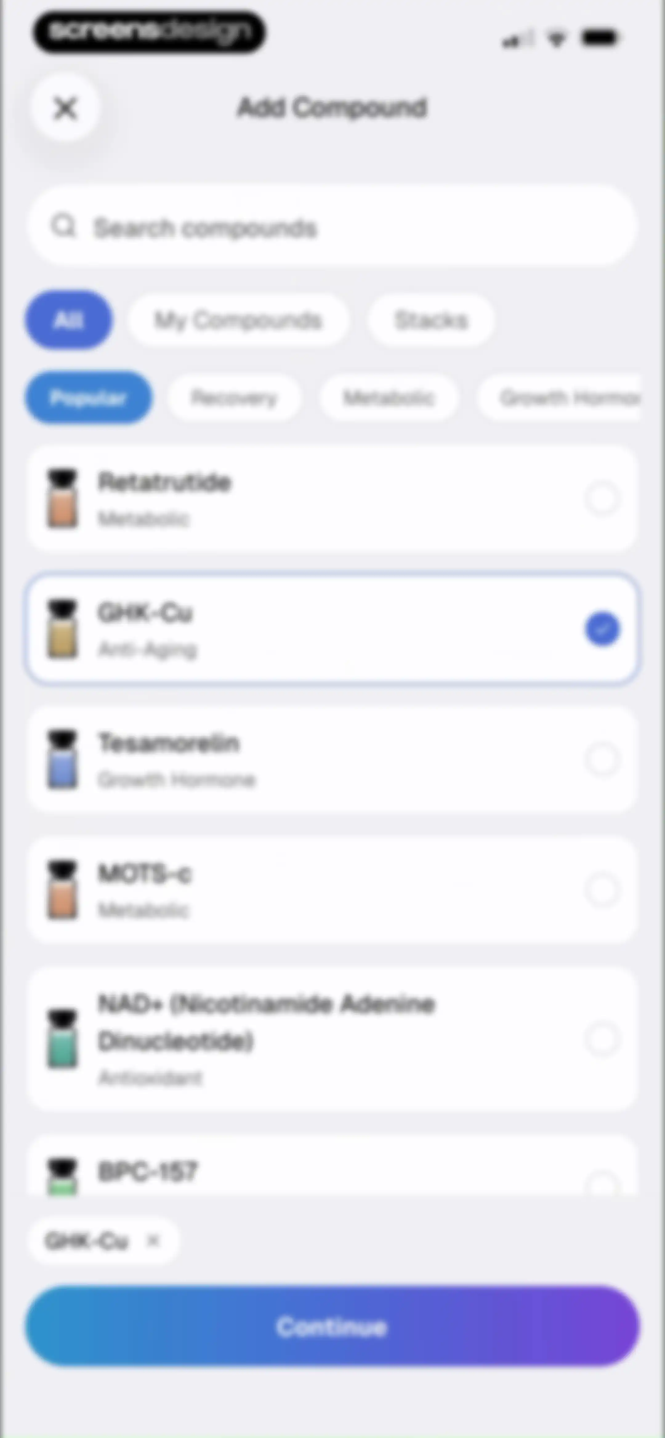 Pep AI: Peptide GLP-1 Tracker screen 46