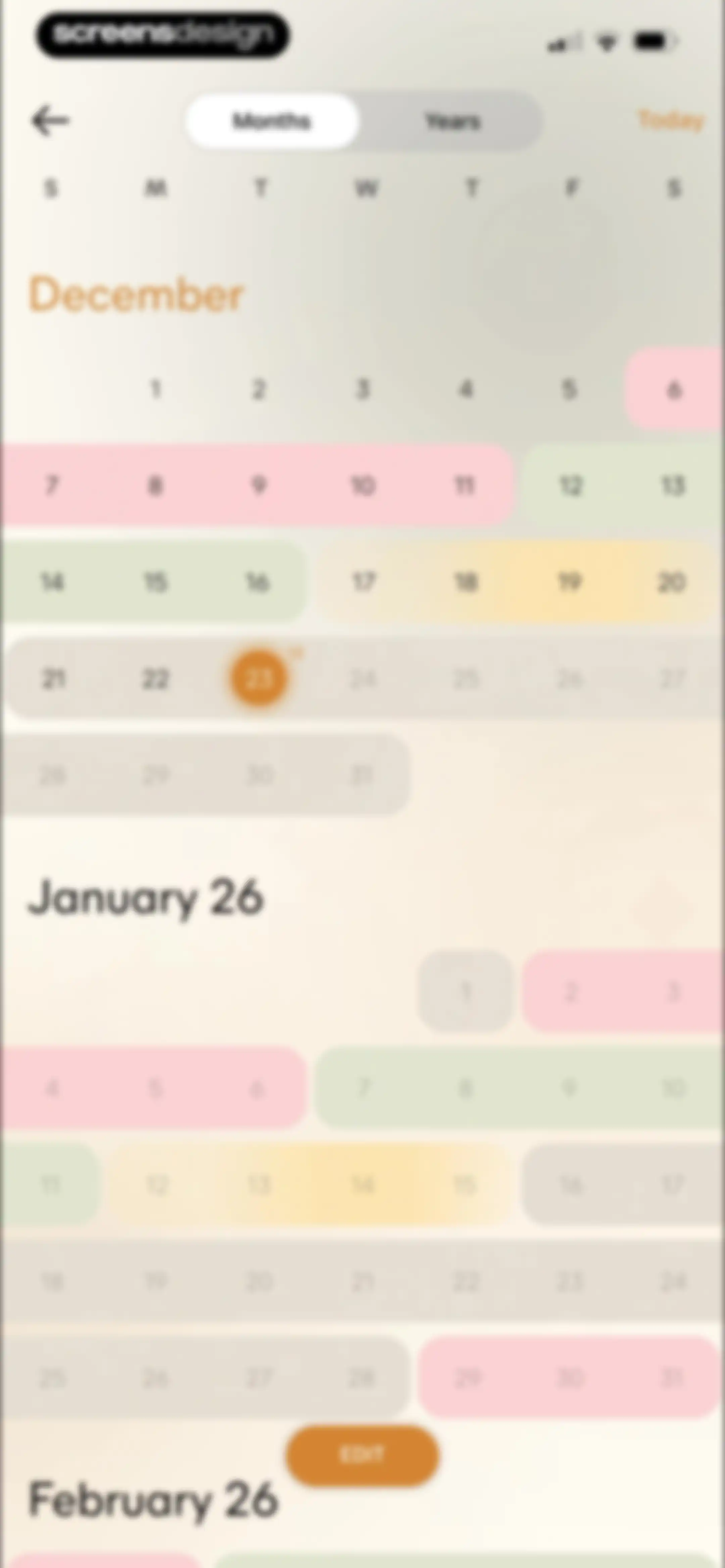 Lively - Period Tracker, Cycle screen 45