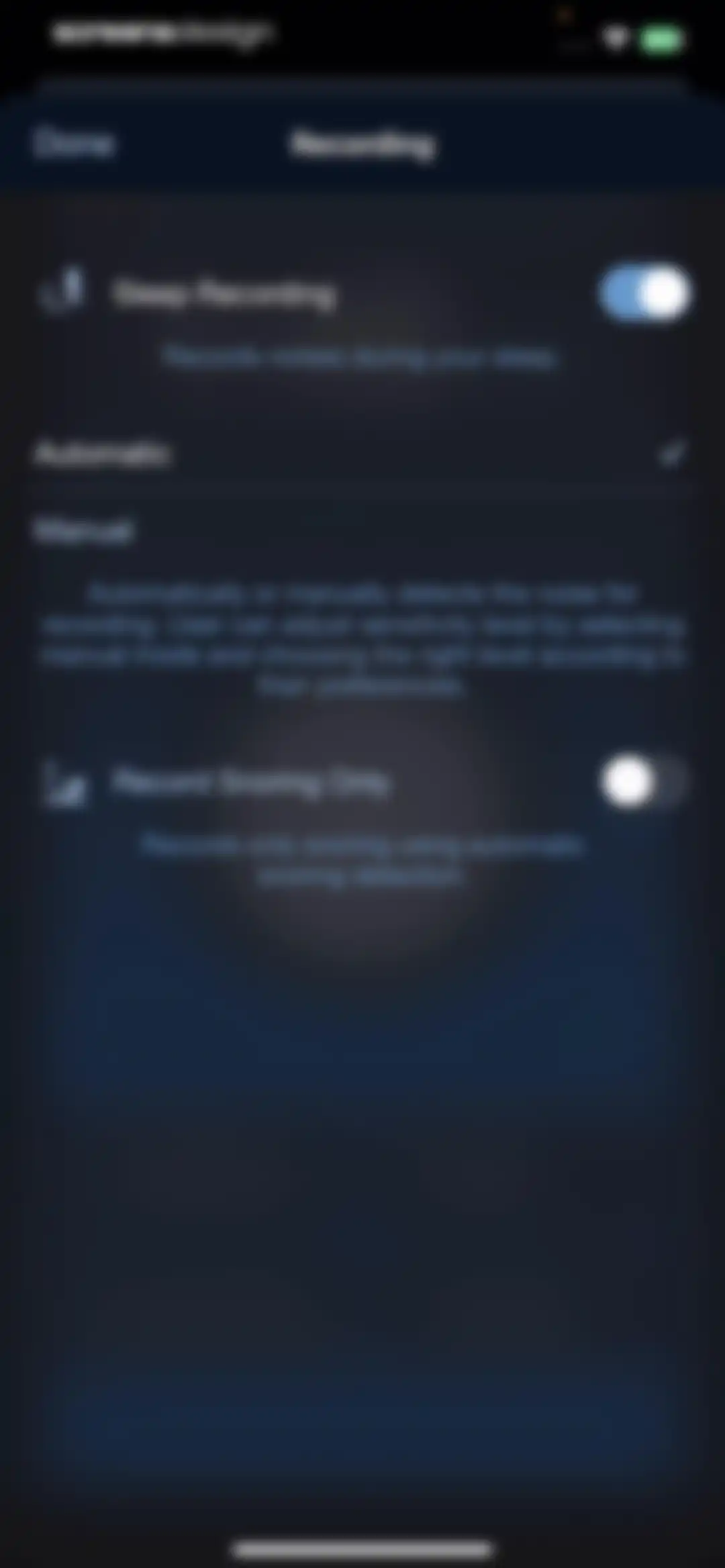 Noxogy Sleep Tracker screen 21