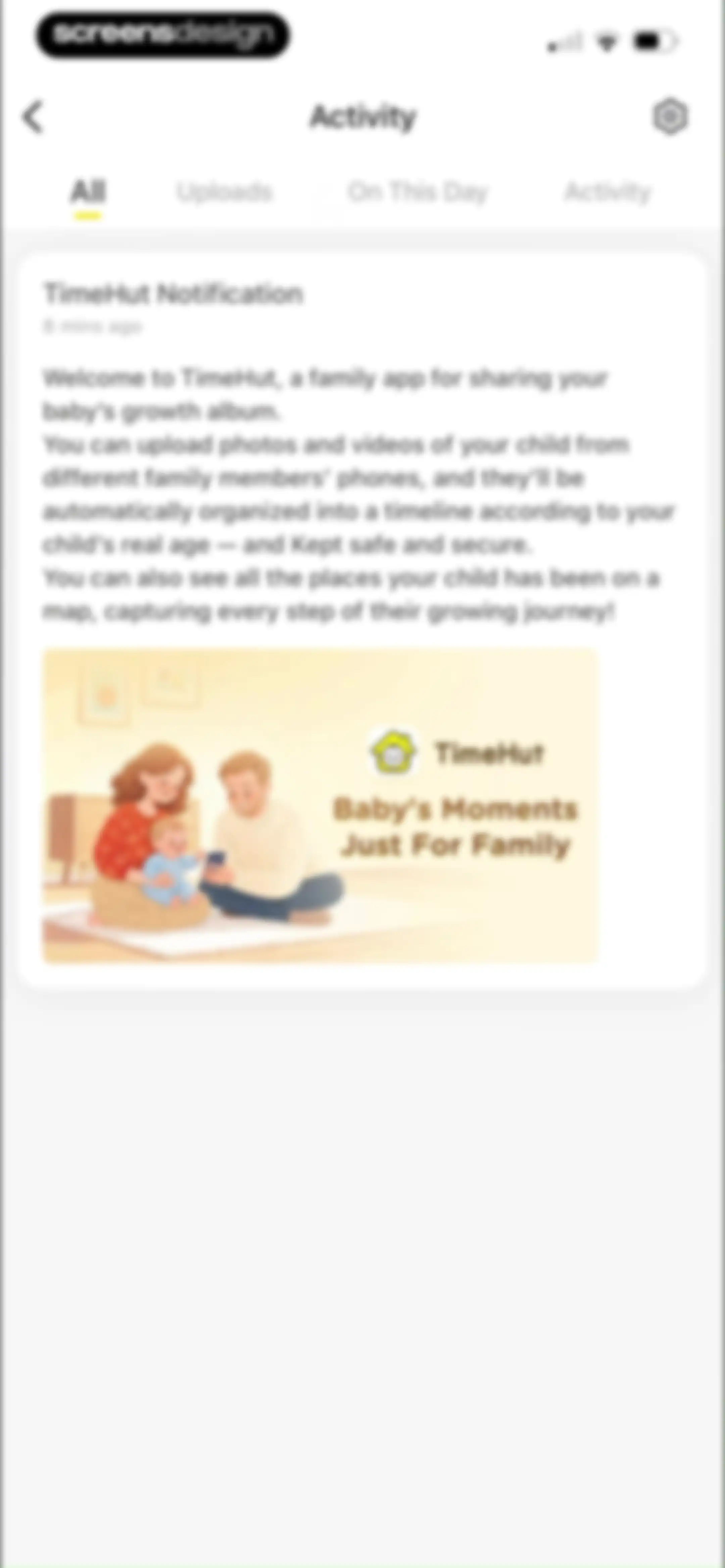 TimeHut - Baby Album screen 105