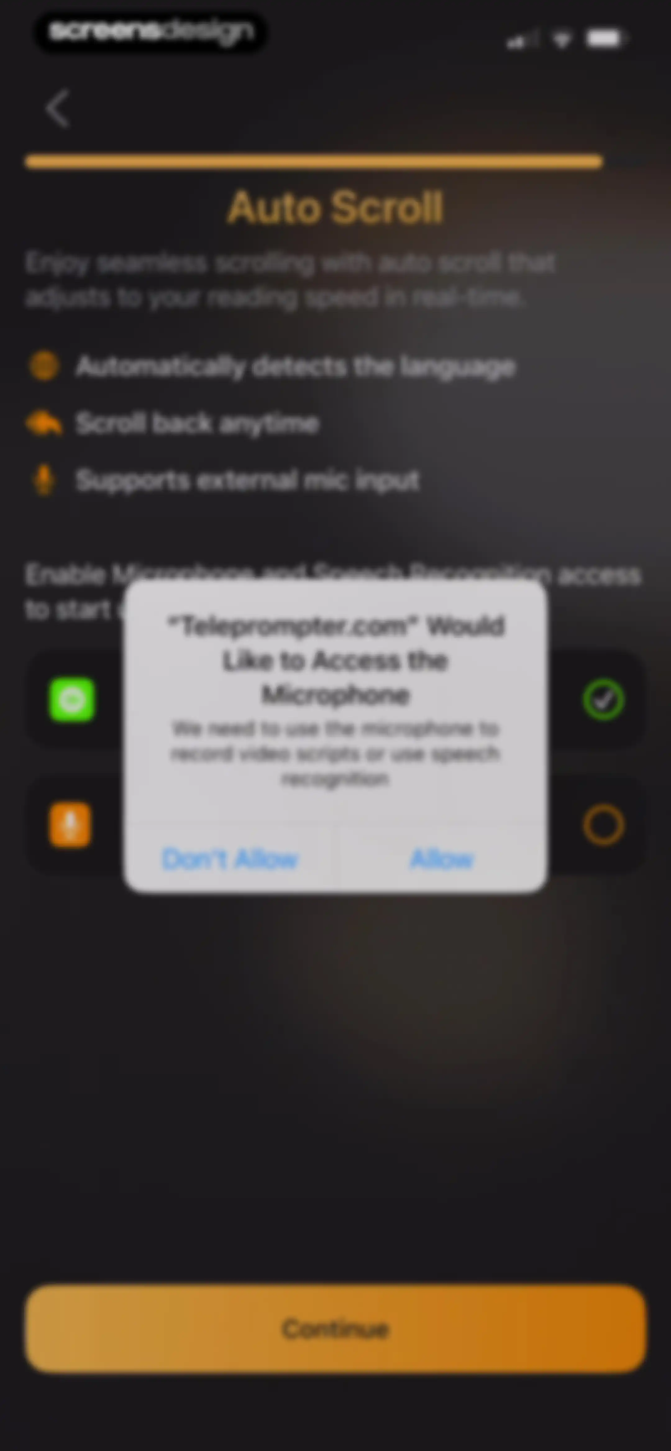 Teleprompter.com screen 16