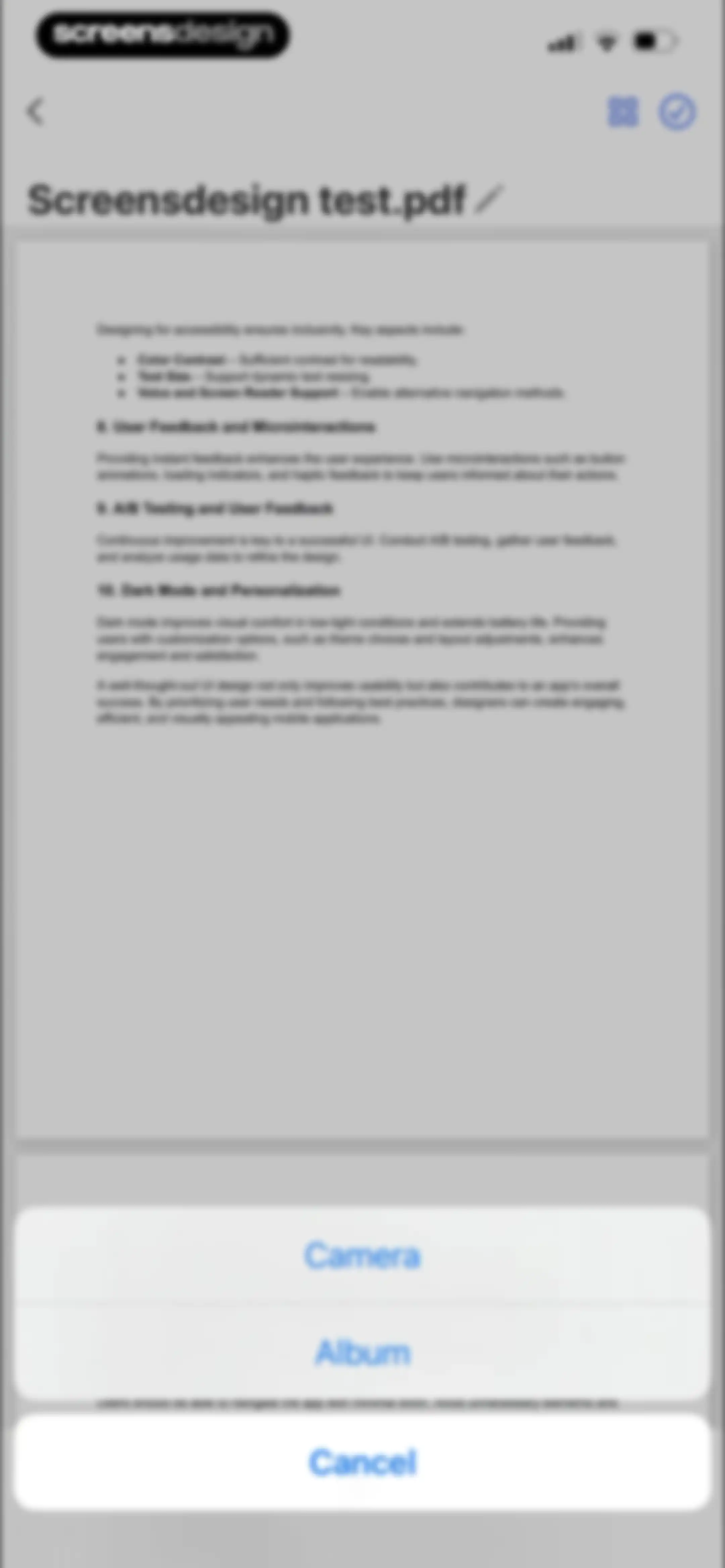 Mobile Scanner App - Scan PDF screen 50