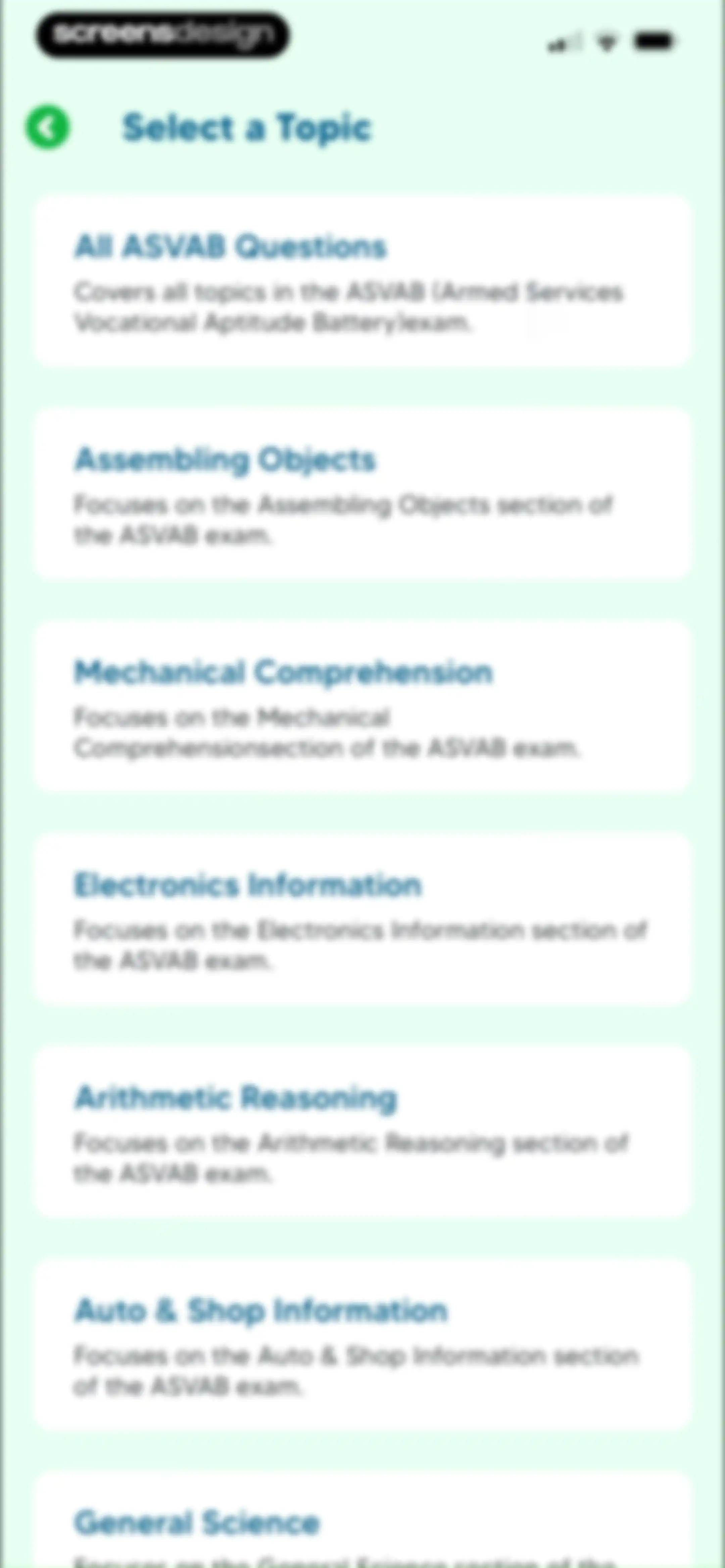ASVAB Practice Test 2026: Prep screen 52