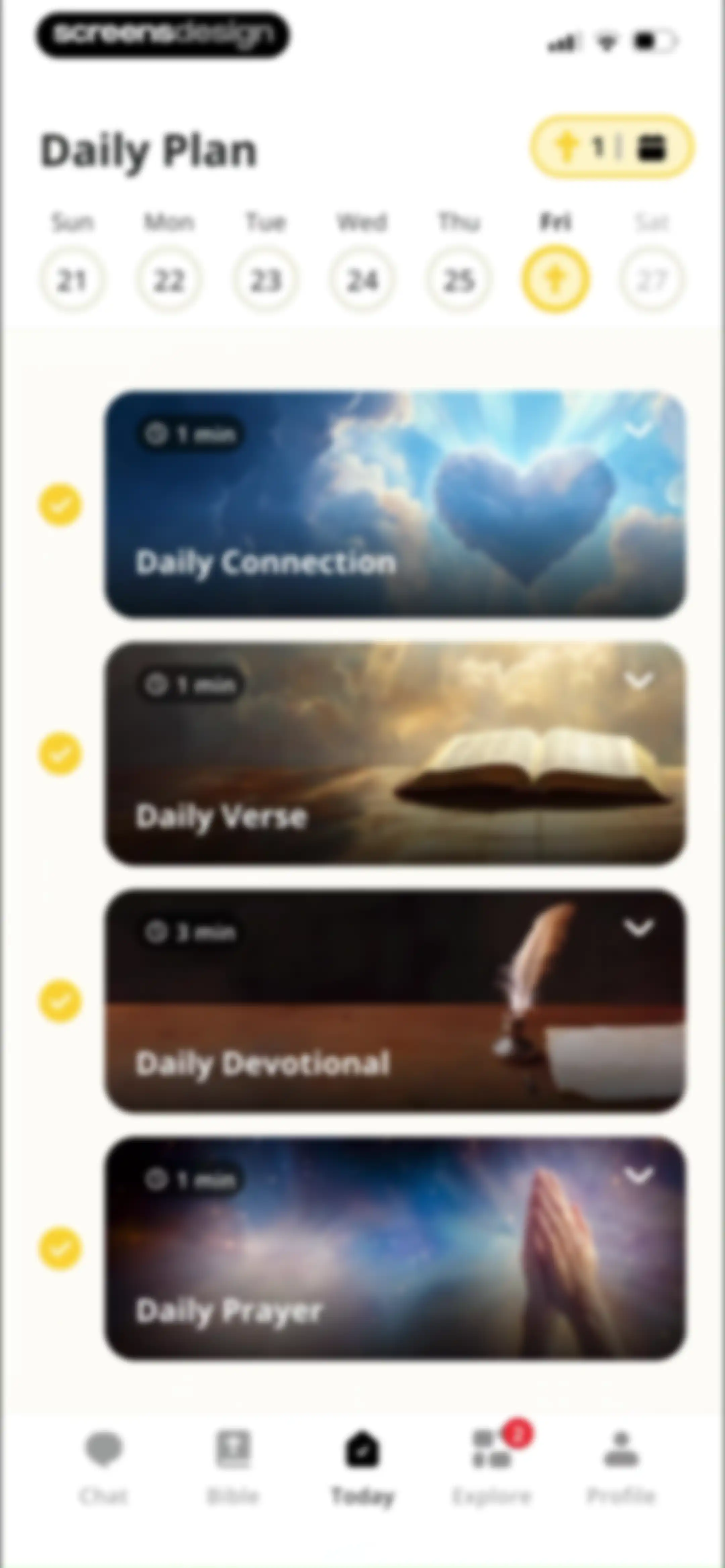 Bible Path: Prayers & Widgets screen 44