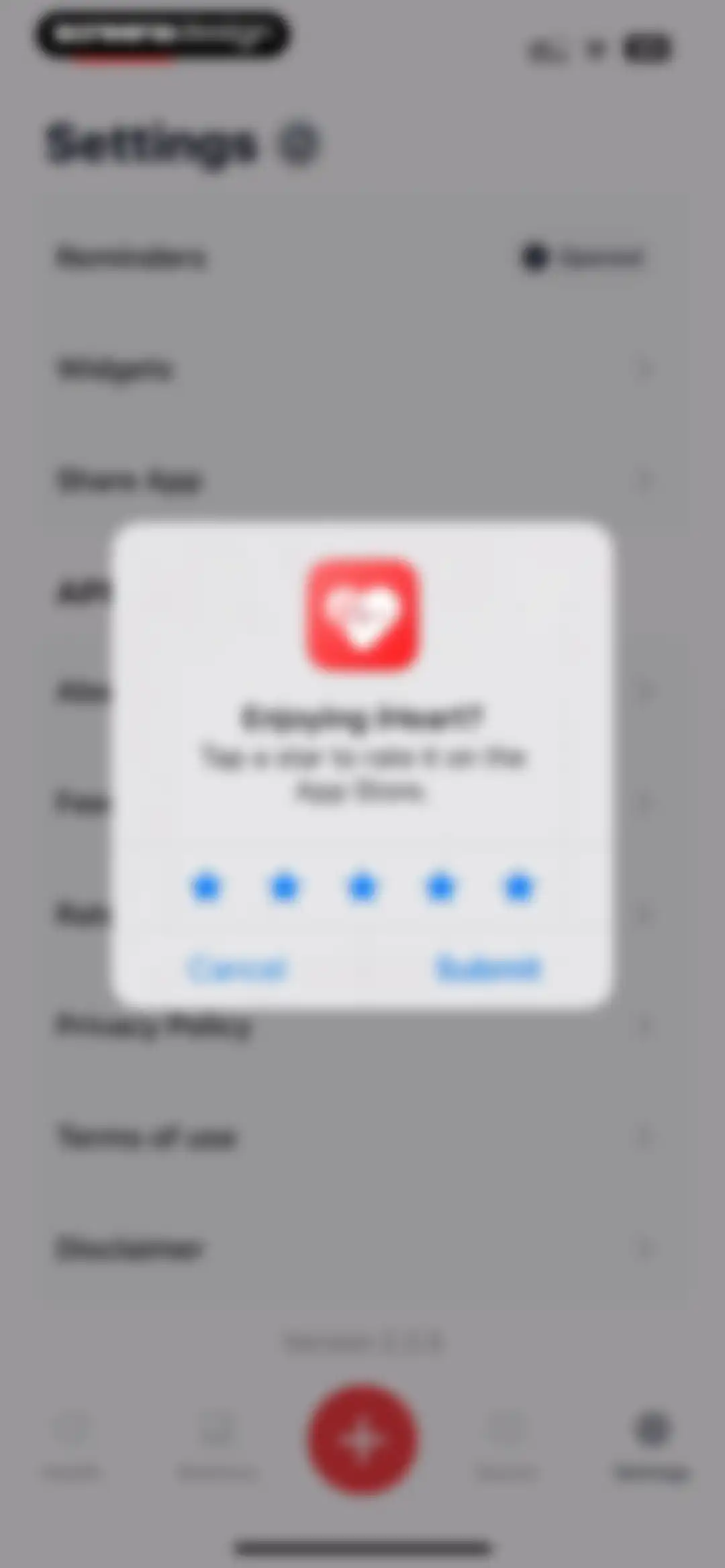 iHeart-Pulse Rate Monitor App. screen 85