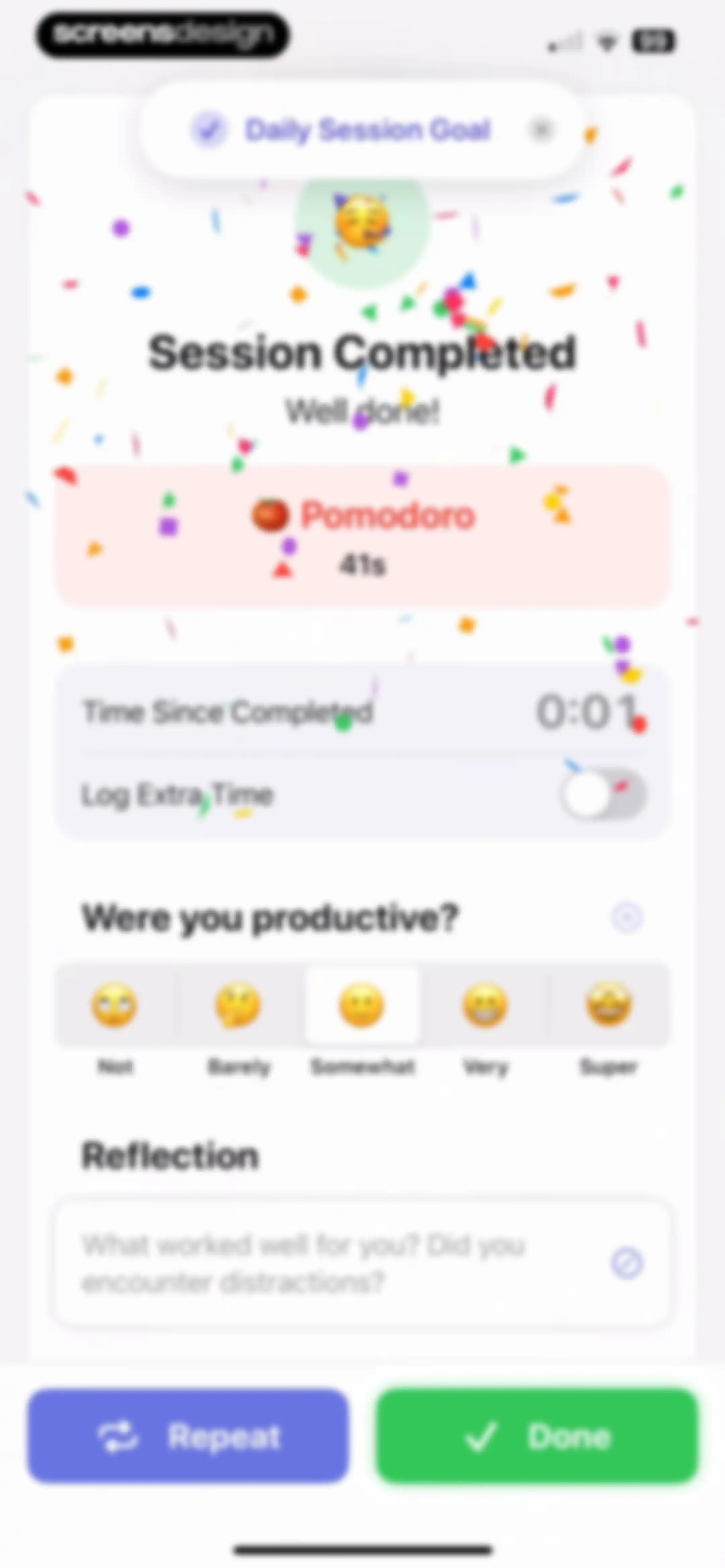 Focused Work - Pomodoro Timer screen 18