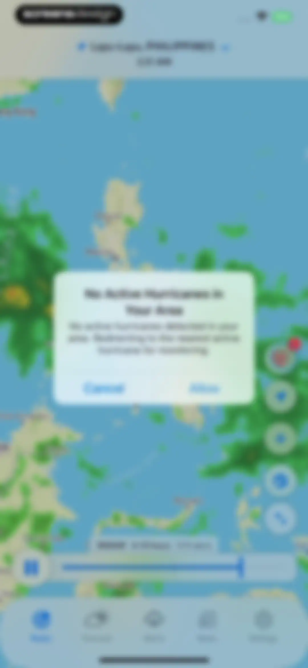 NOAA Live Weather Radar screen 9