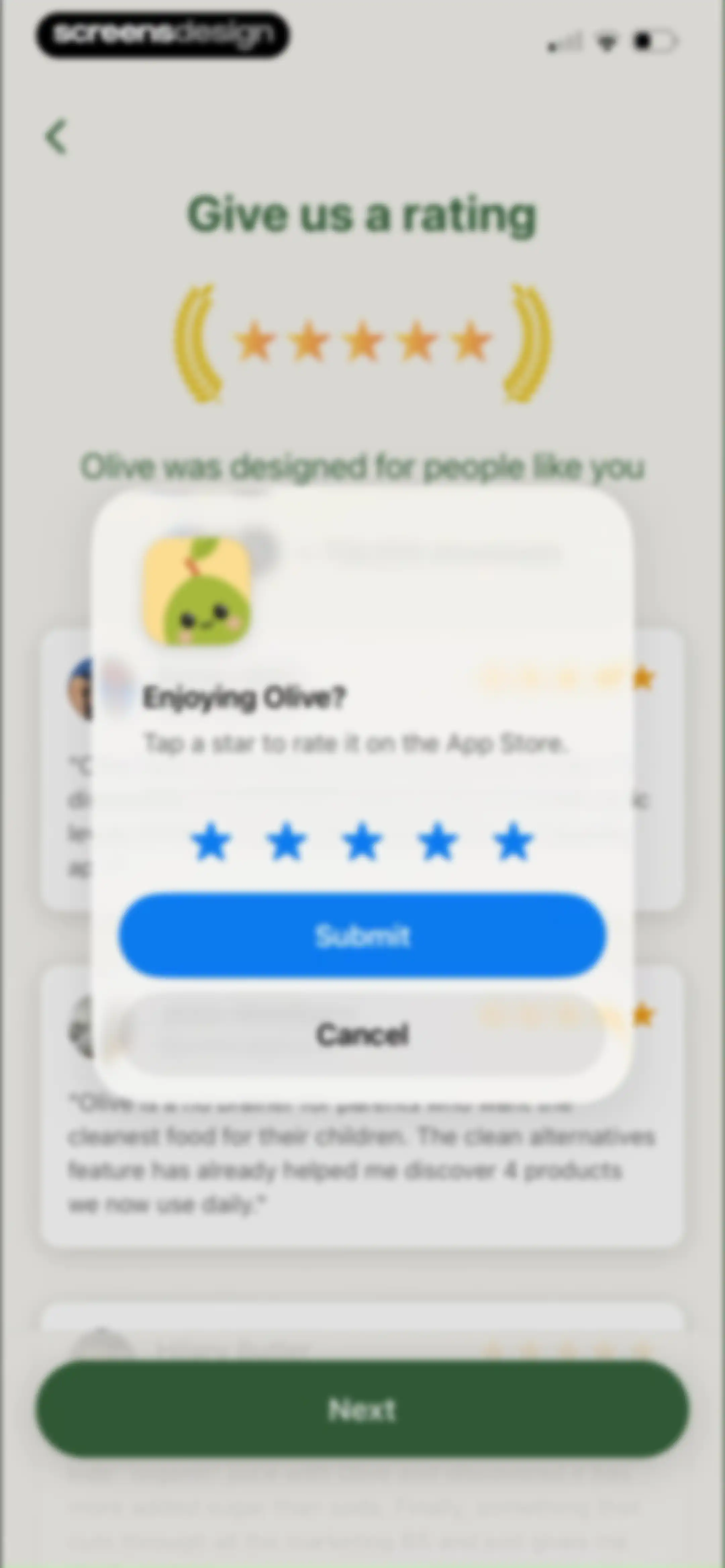 Olive: Food & Cosmetic Scanner screen 46
