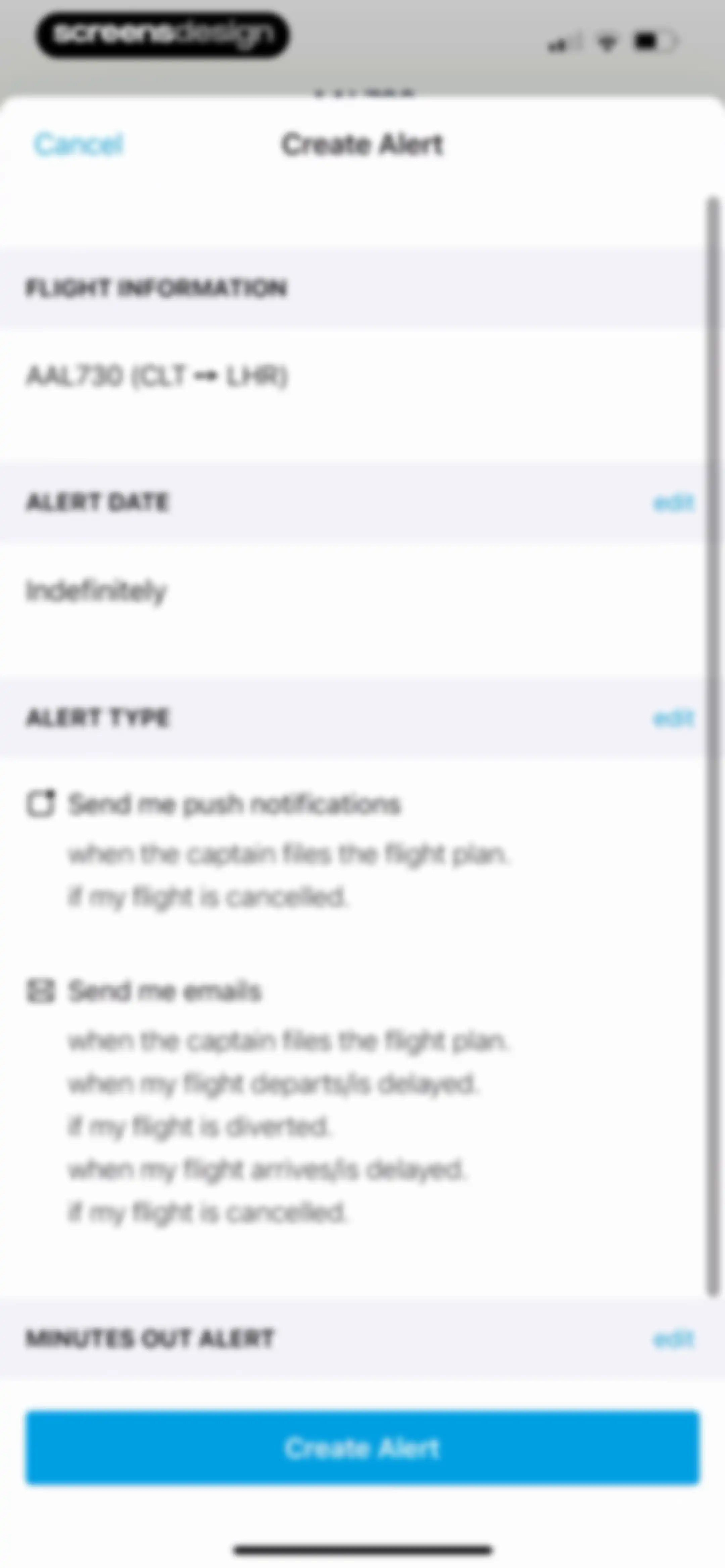 FlightAware Flight Tracker screen 38