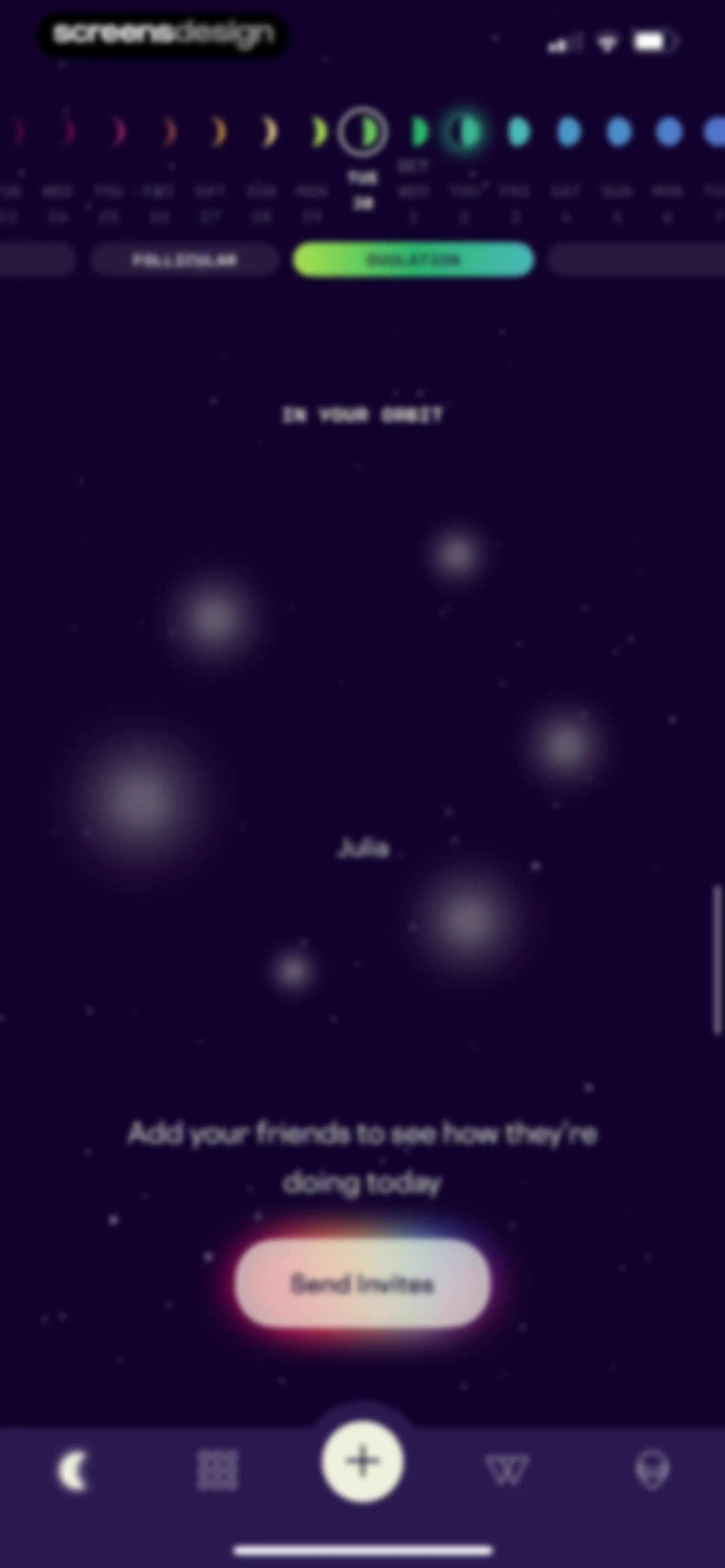 Stardust Period Tracker screen 90