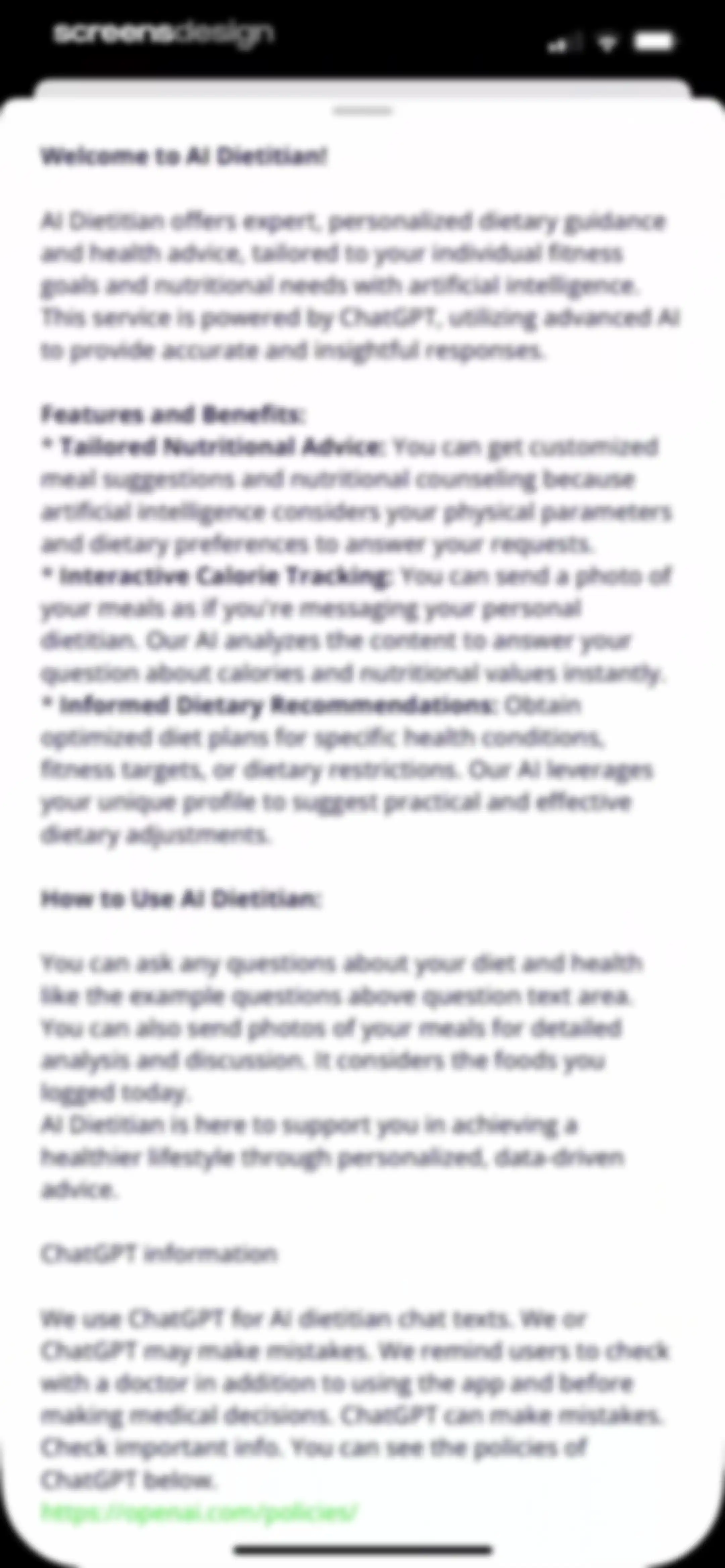 Calorie Tracker・Diet: Food AI screen 79