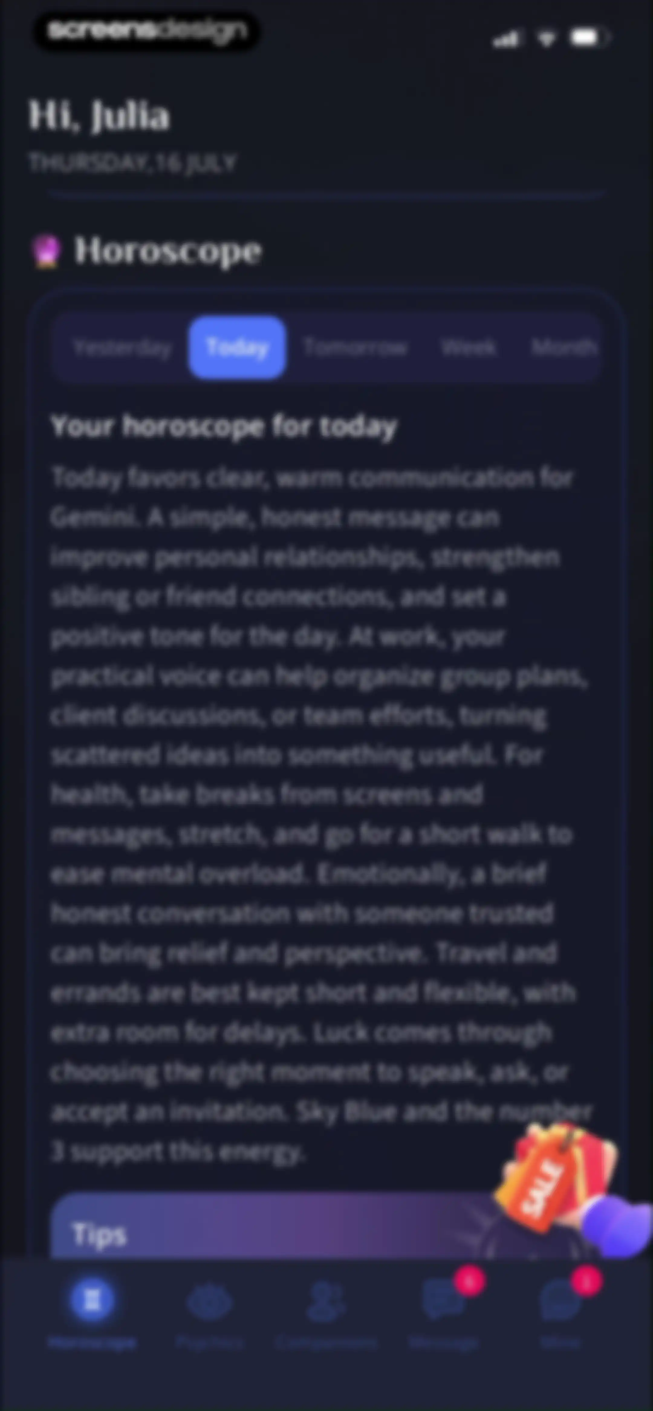 HealTalk - Text Reading screen 88