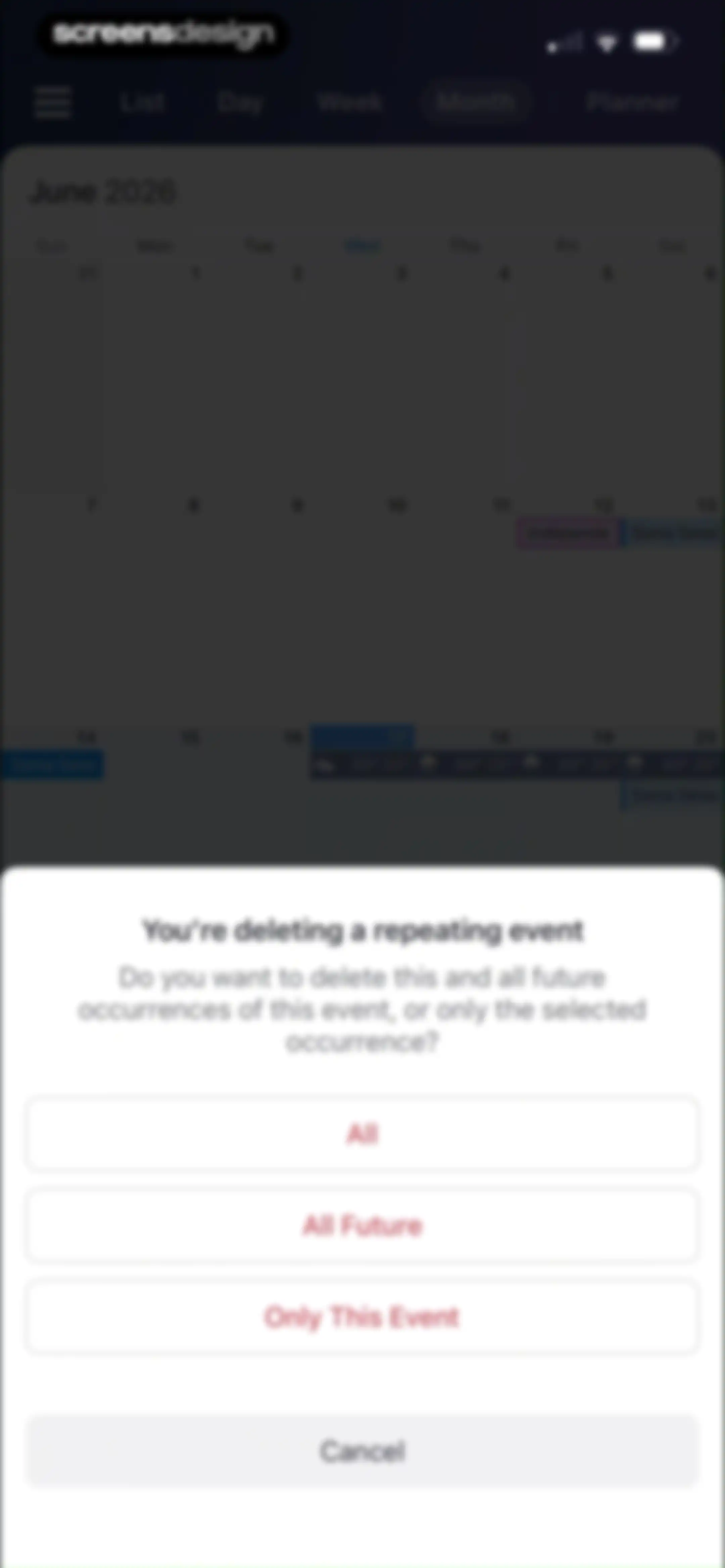 Calendars: Schedule Planner screen 19