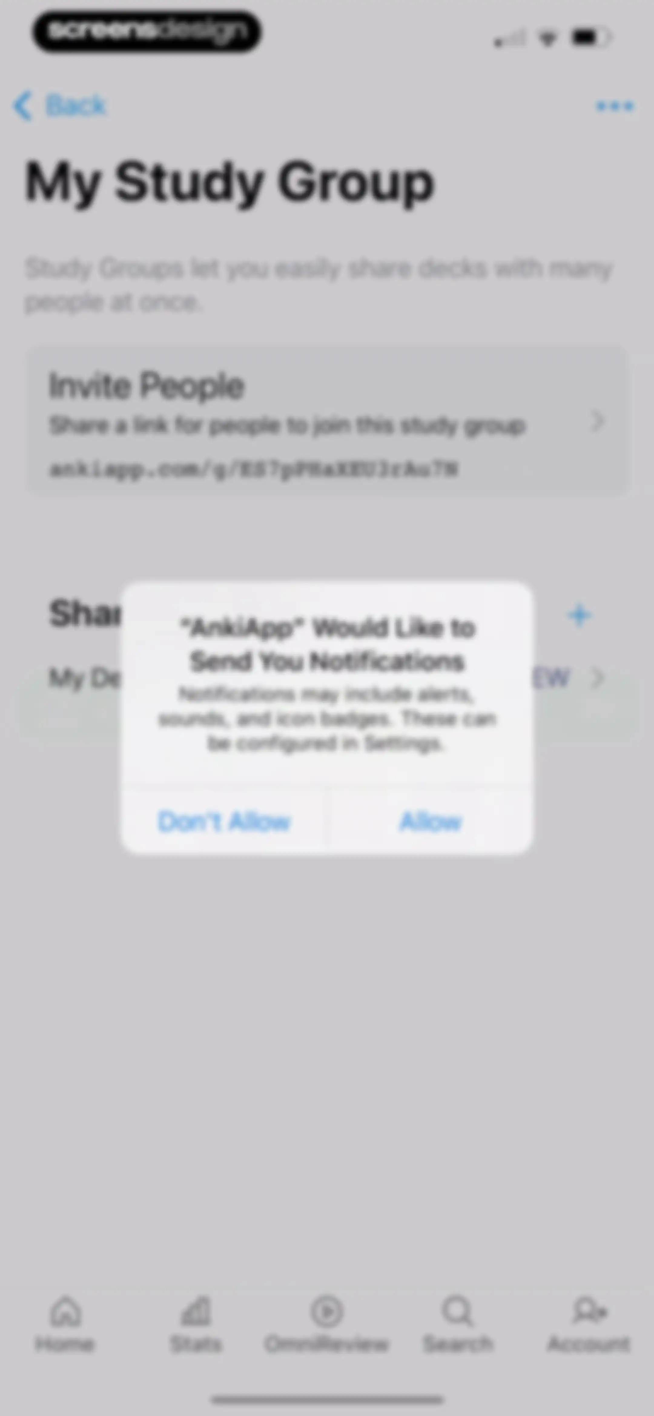 AlgoApp - Flashcards screen 56