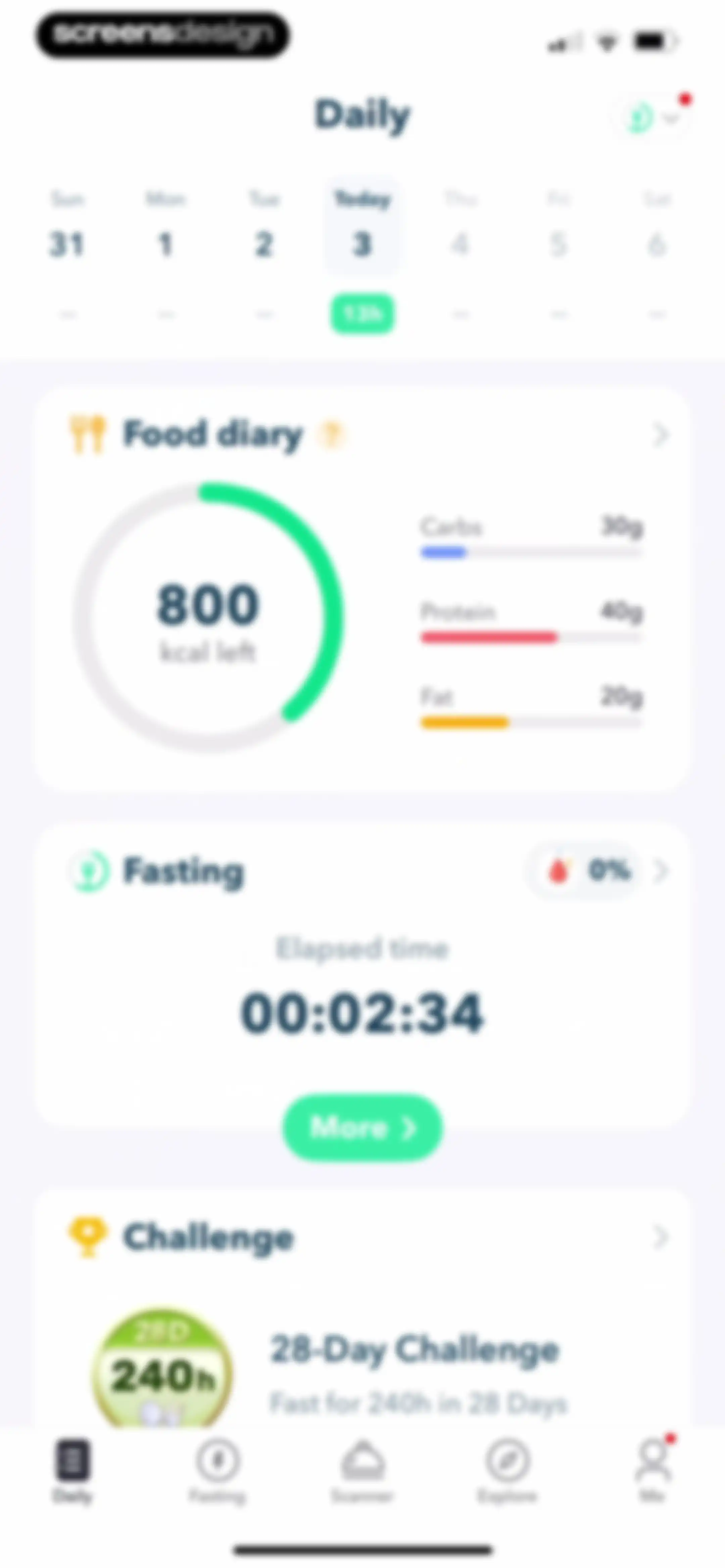 Intermittent Fasting Tracker - screen 206