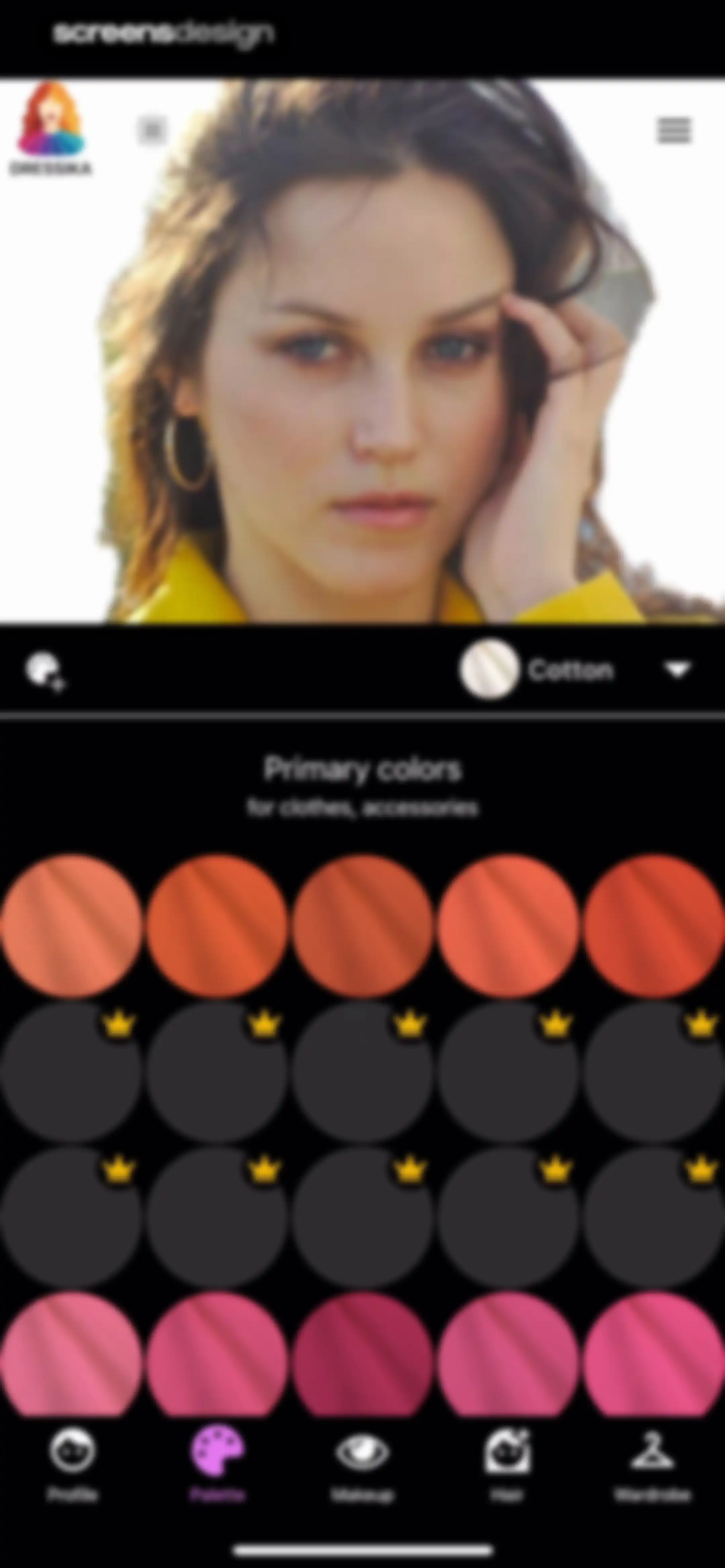 Color Analysis - Dressika screen 34