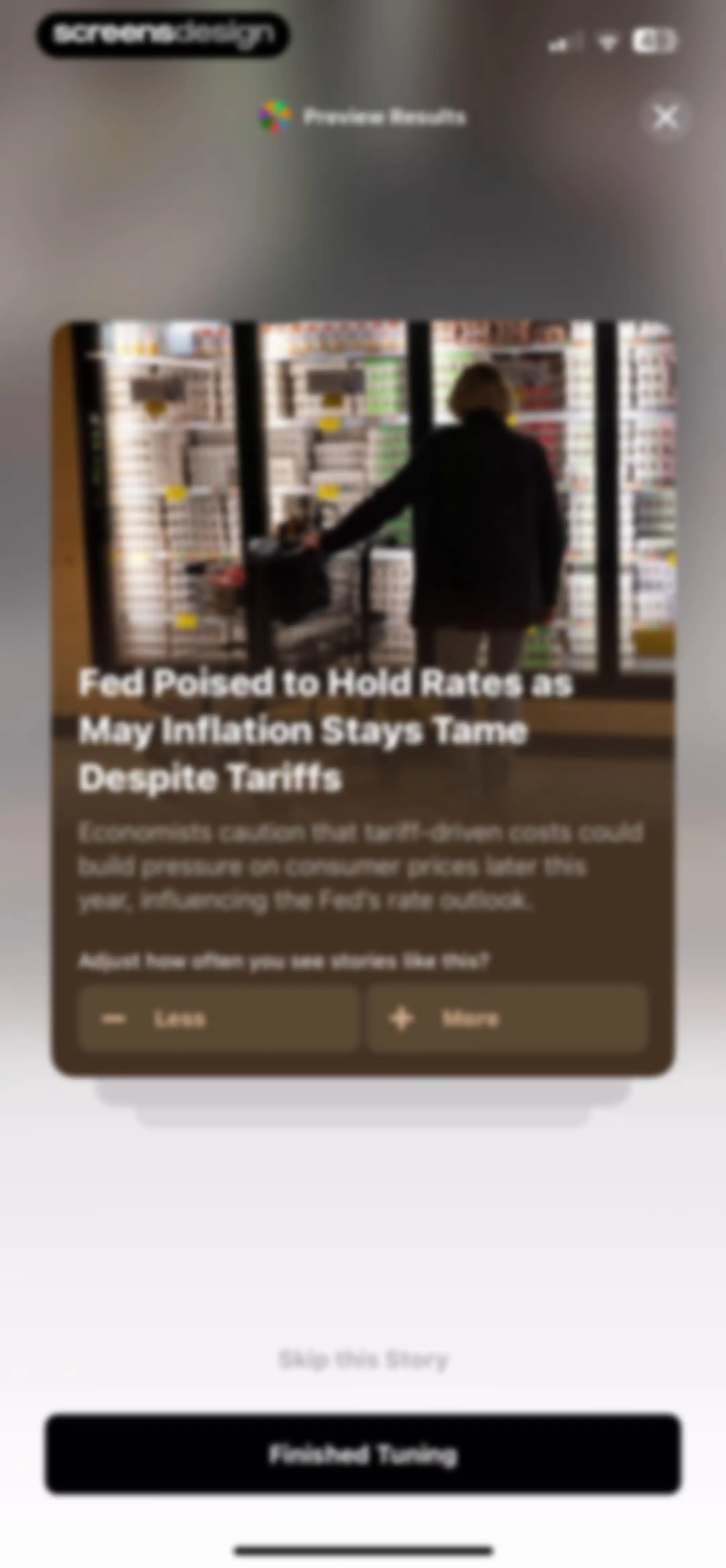 Particle: Personalized News screen 142