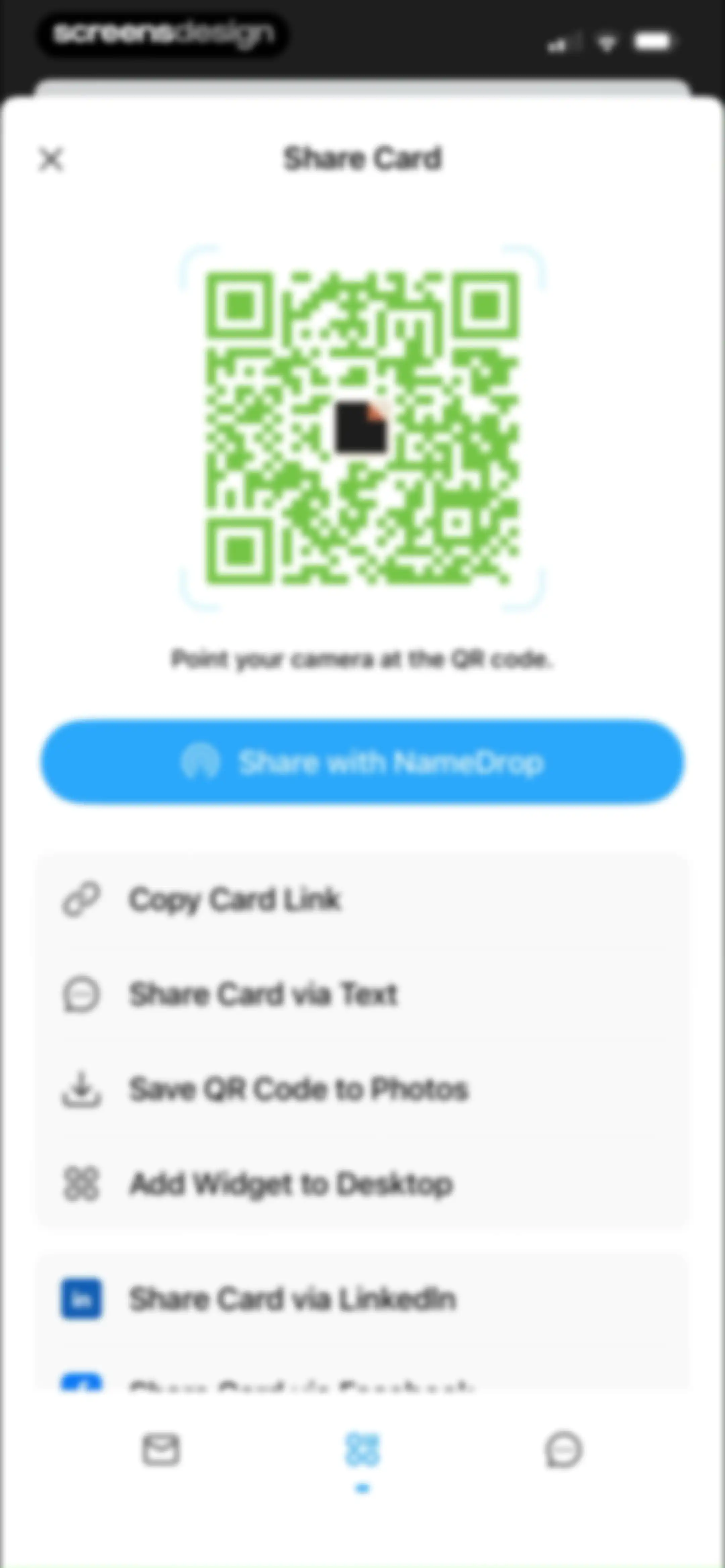 CamCard AI Business Assistant screen 61
