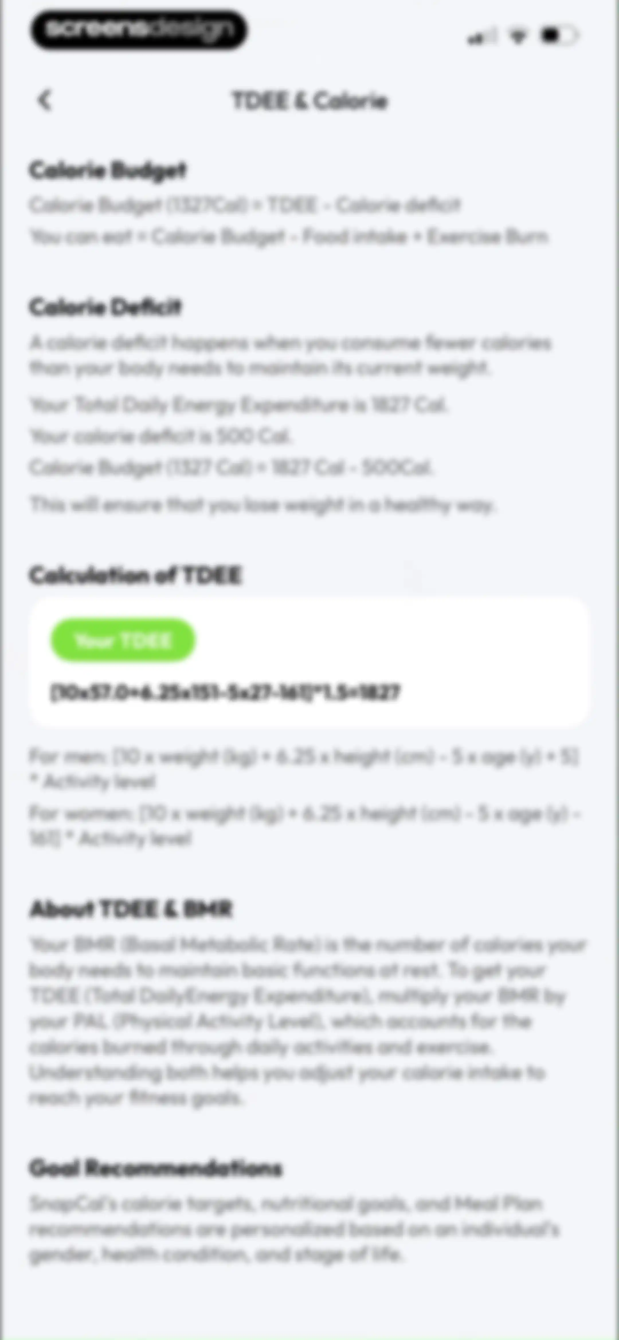 SnapCal: AI Calorie Counter screen 66
