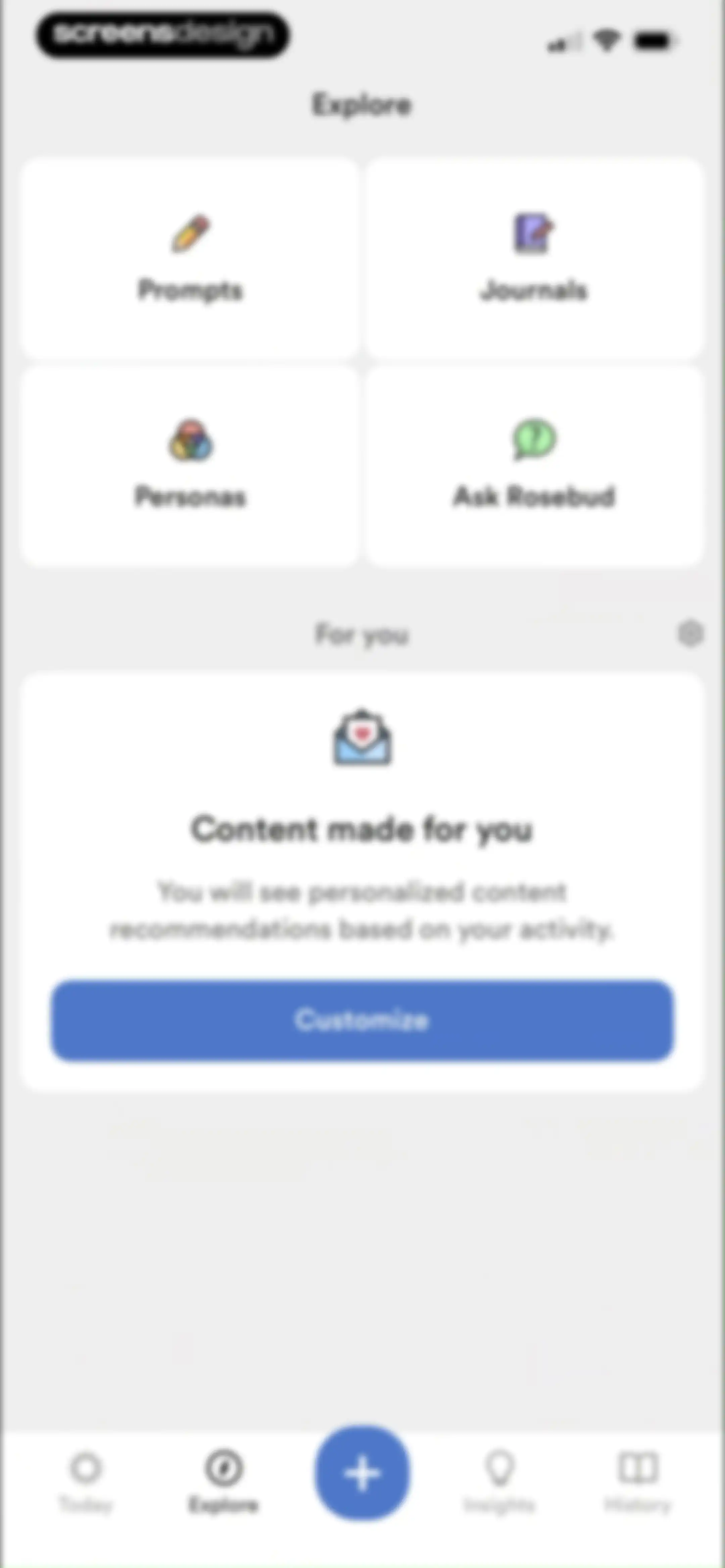 Rosebud: AI Journal & Diary screen 98