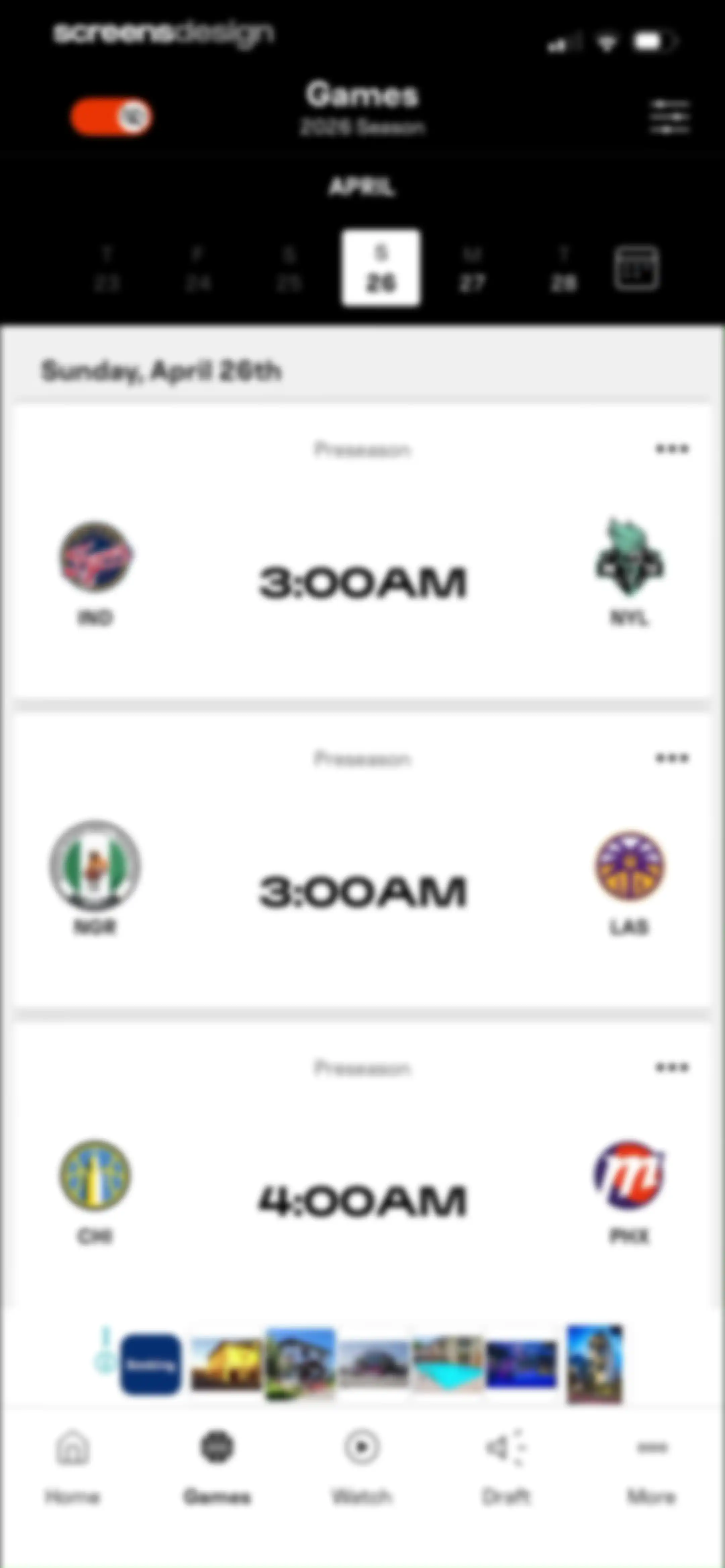 WNBA: Live Games & Scores screen 57