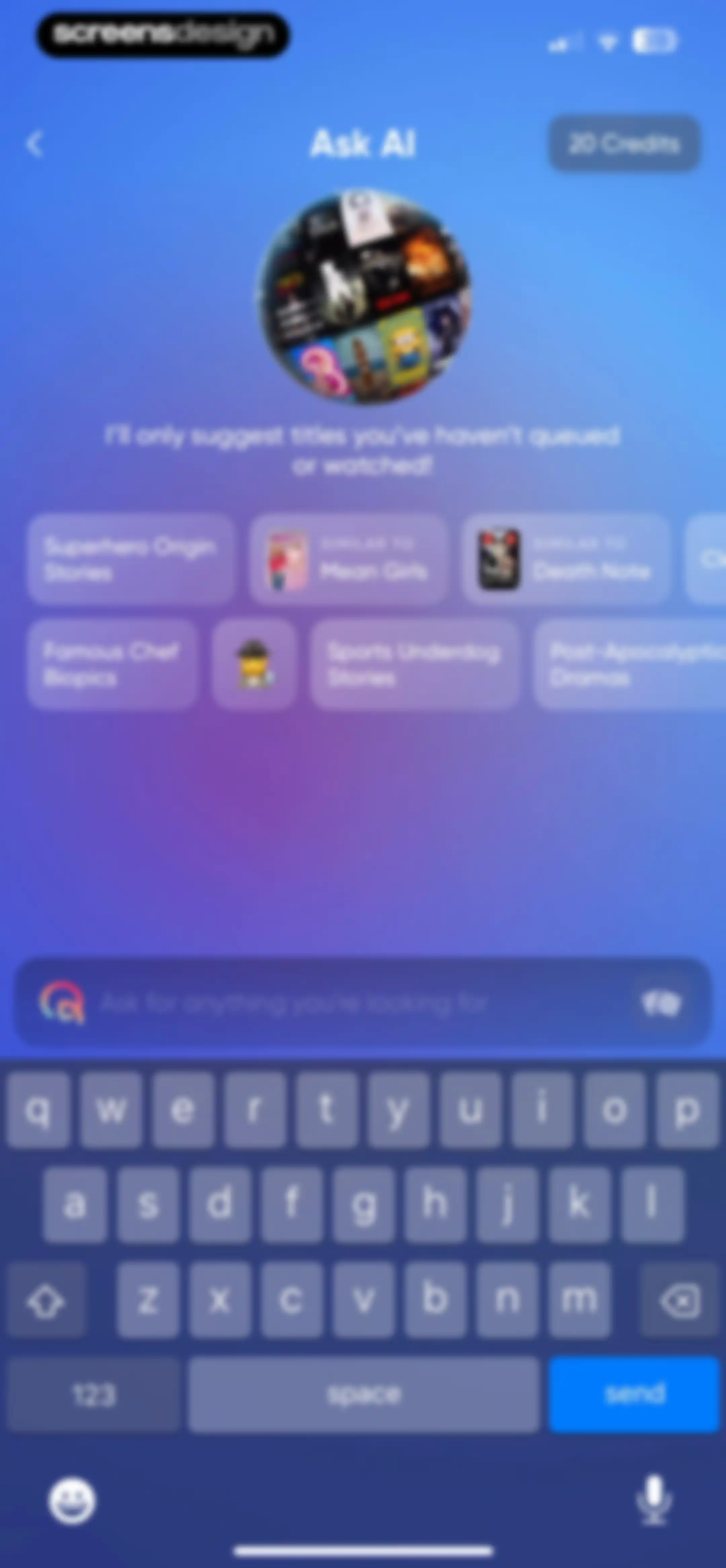 Queue - Find Movies & Shows screen 167