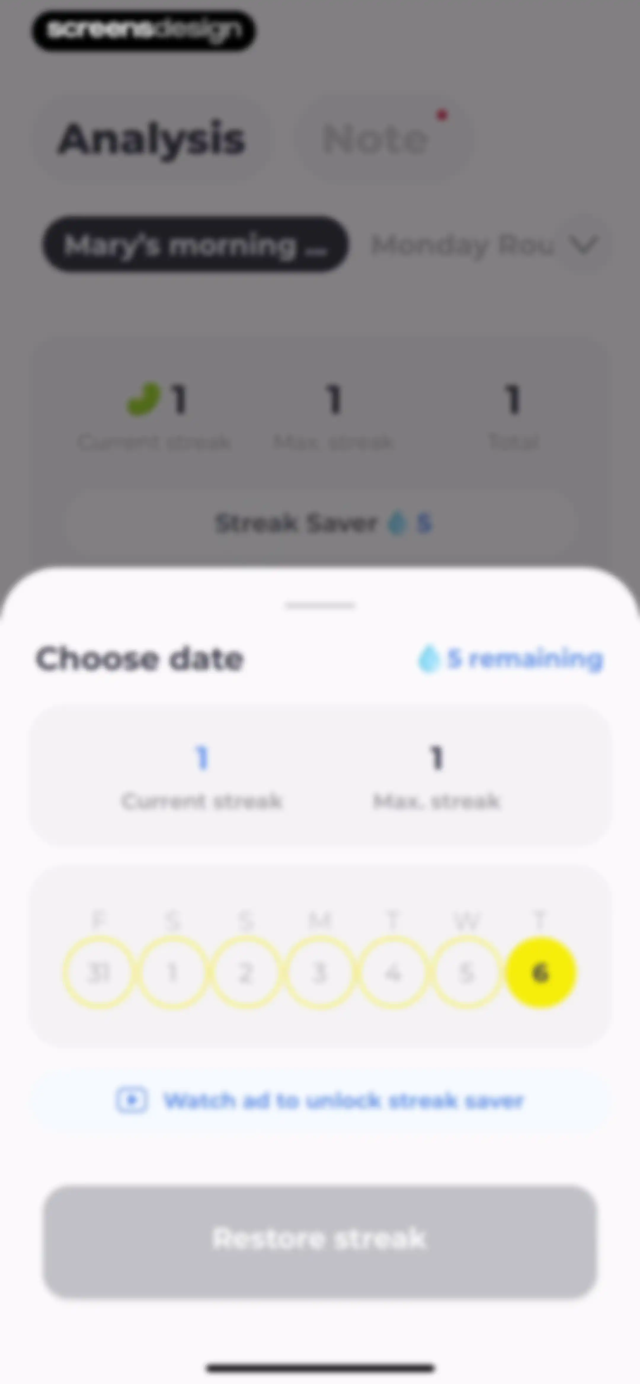 Routine Planner, Habit Tracker screen 64