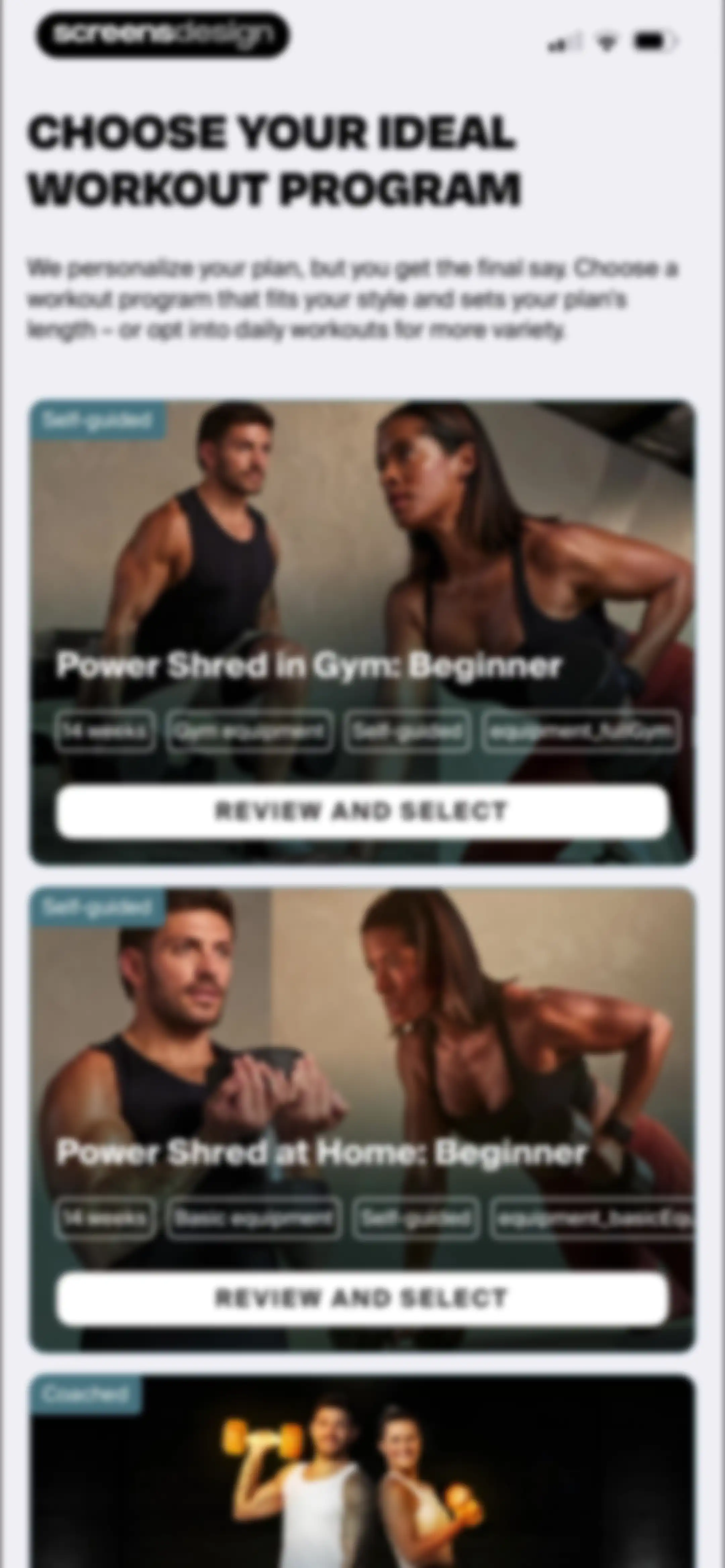 Centr: Strength & Fitness App screen 26