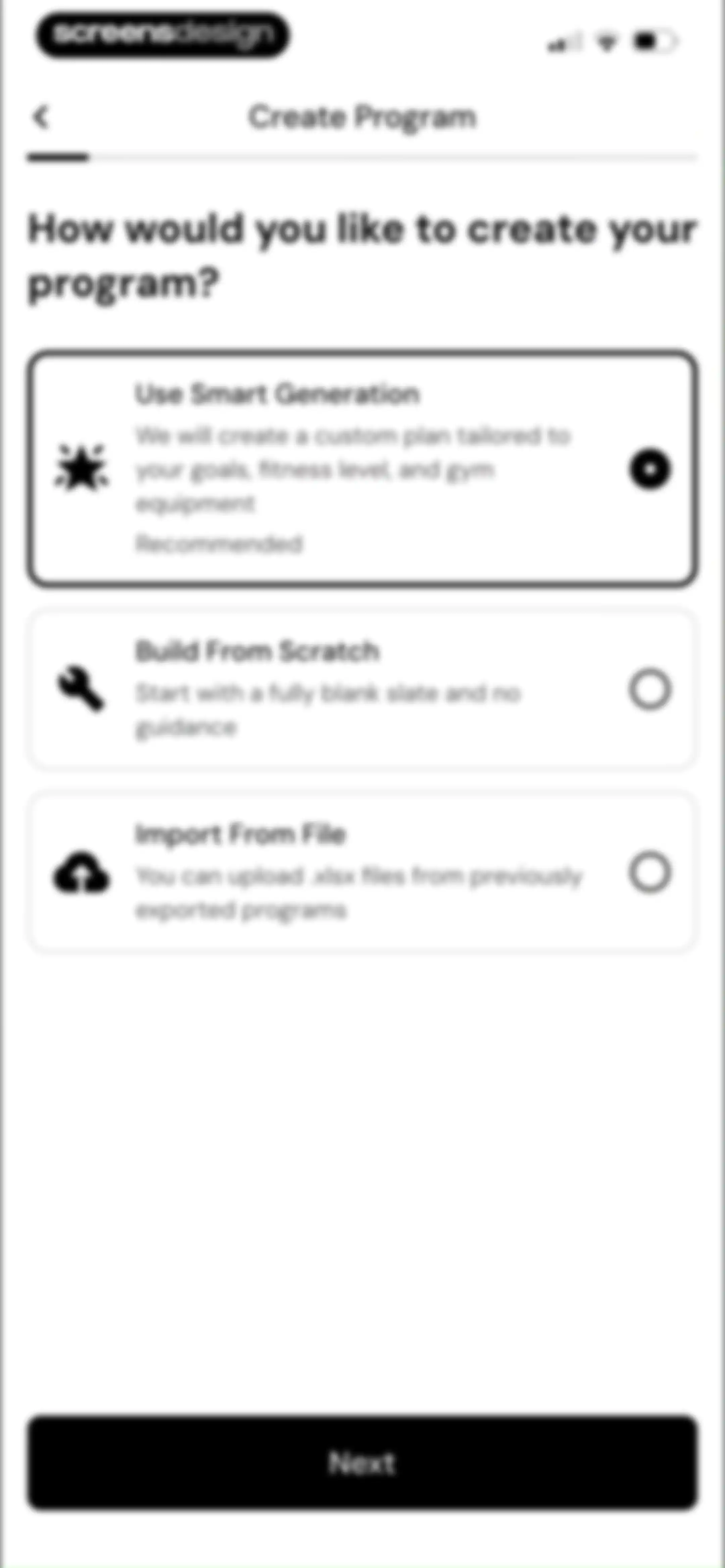 MacroFactor Workouts - Tracker screen 106