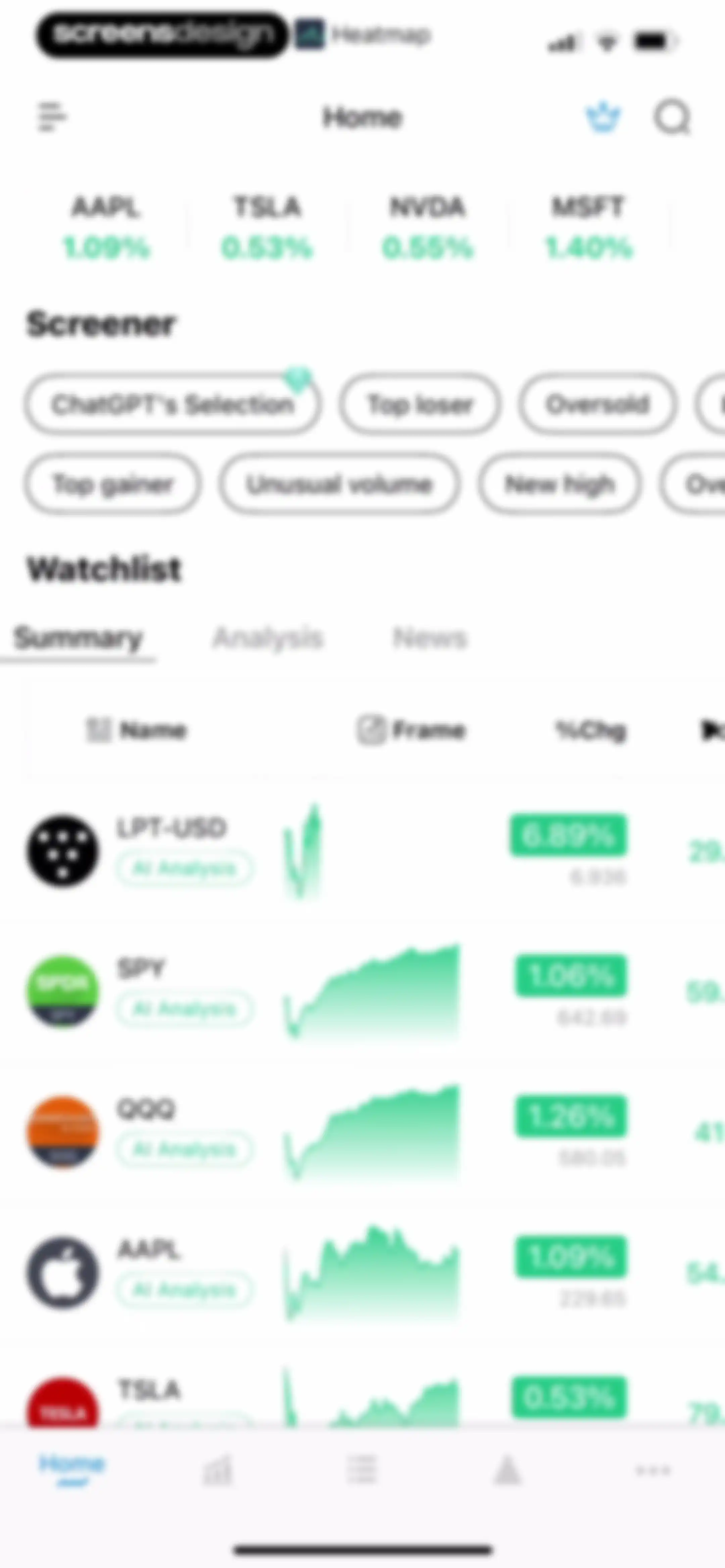 Trading Ideas Driven by AI screen 27
