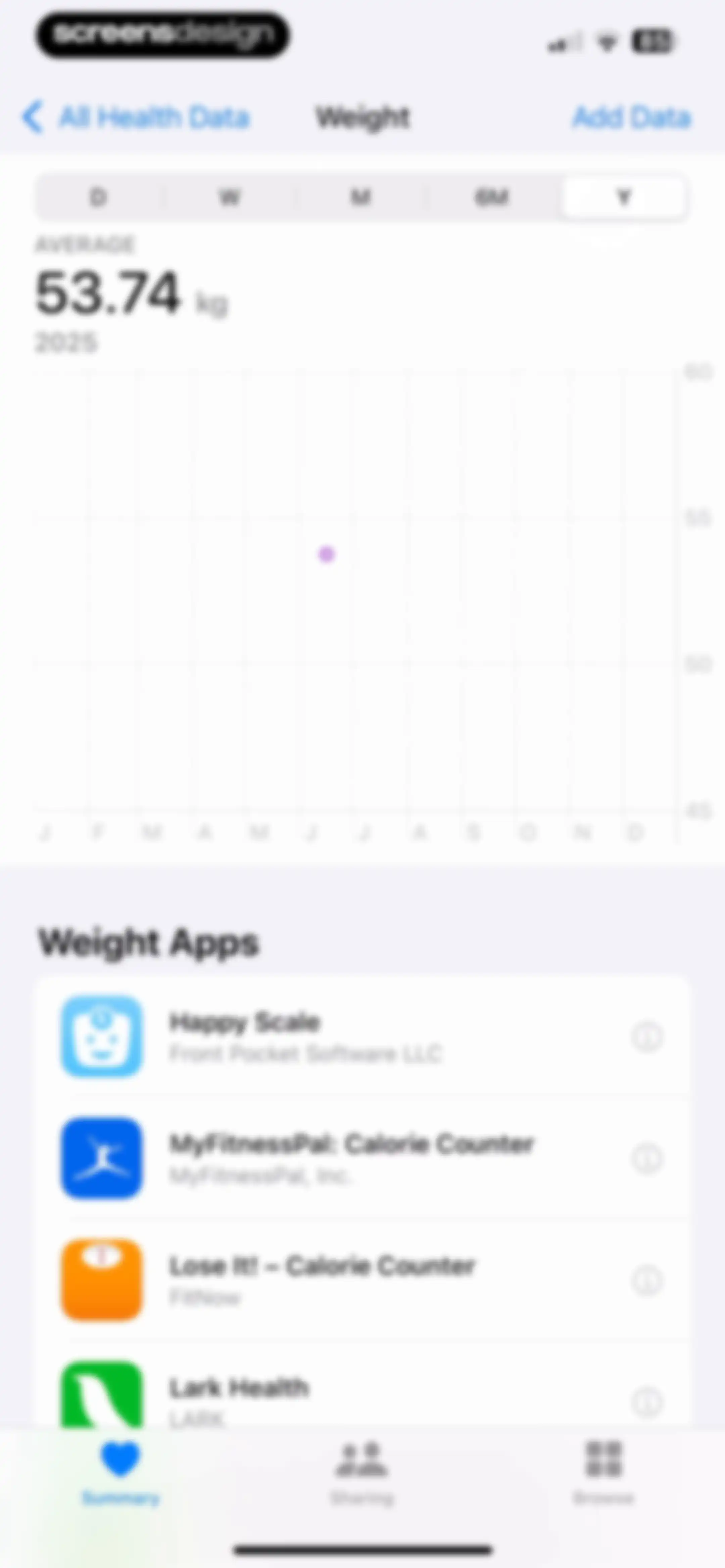 Apple Health screen 55