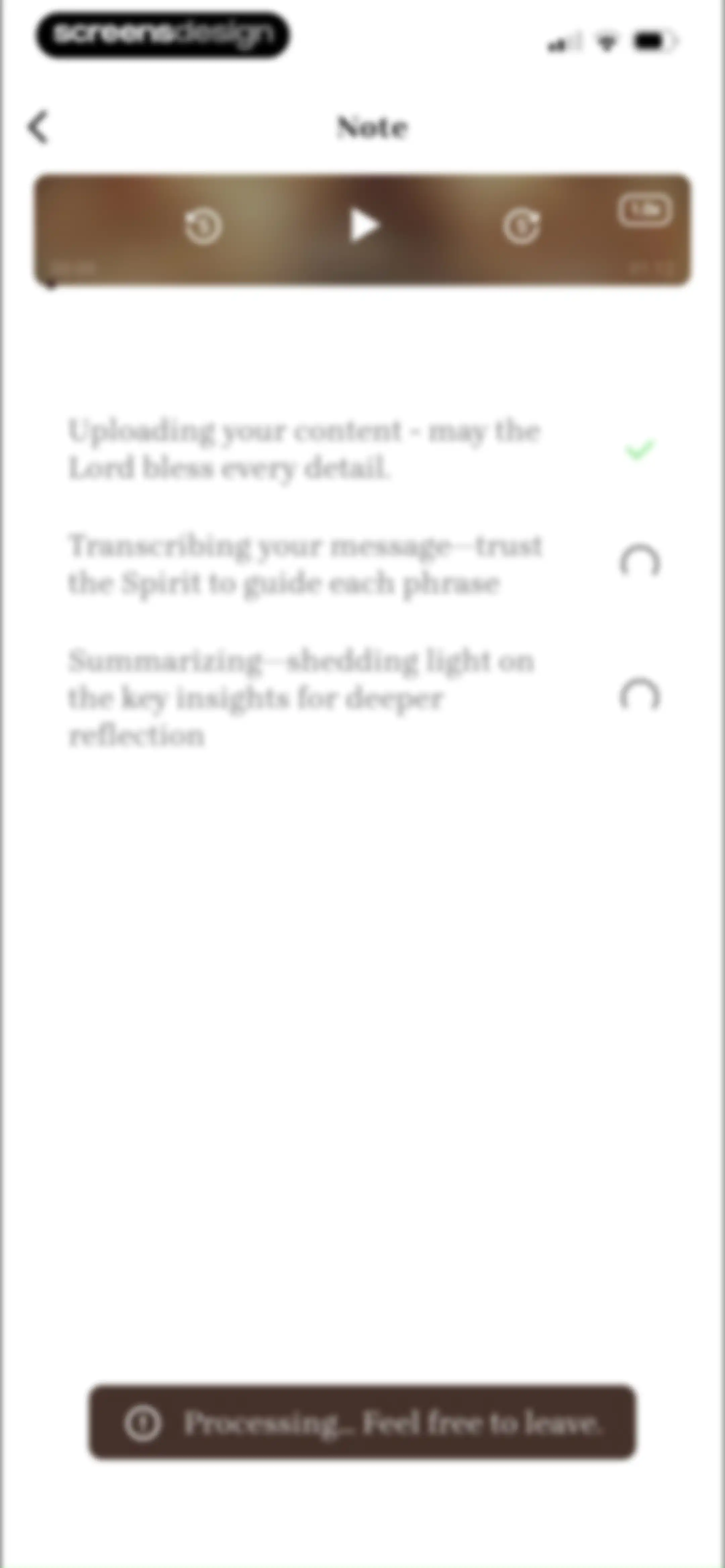 Bible Note: Sermon Notes screen 61