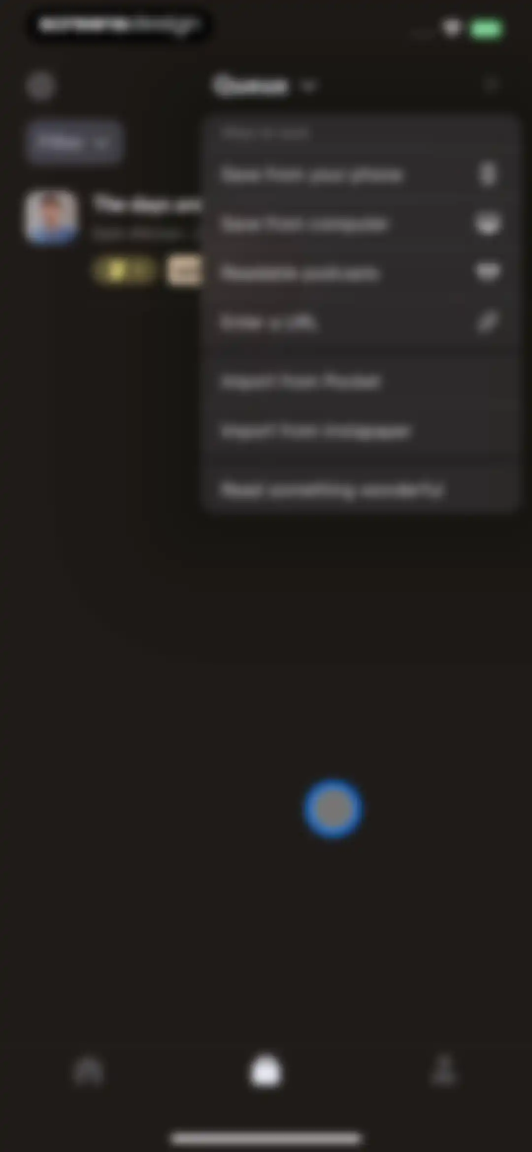 Matter: Reading App screen 63