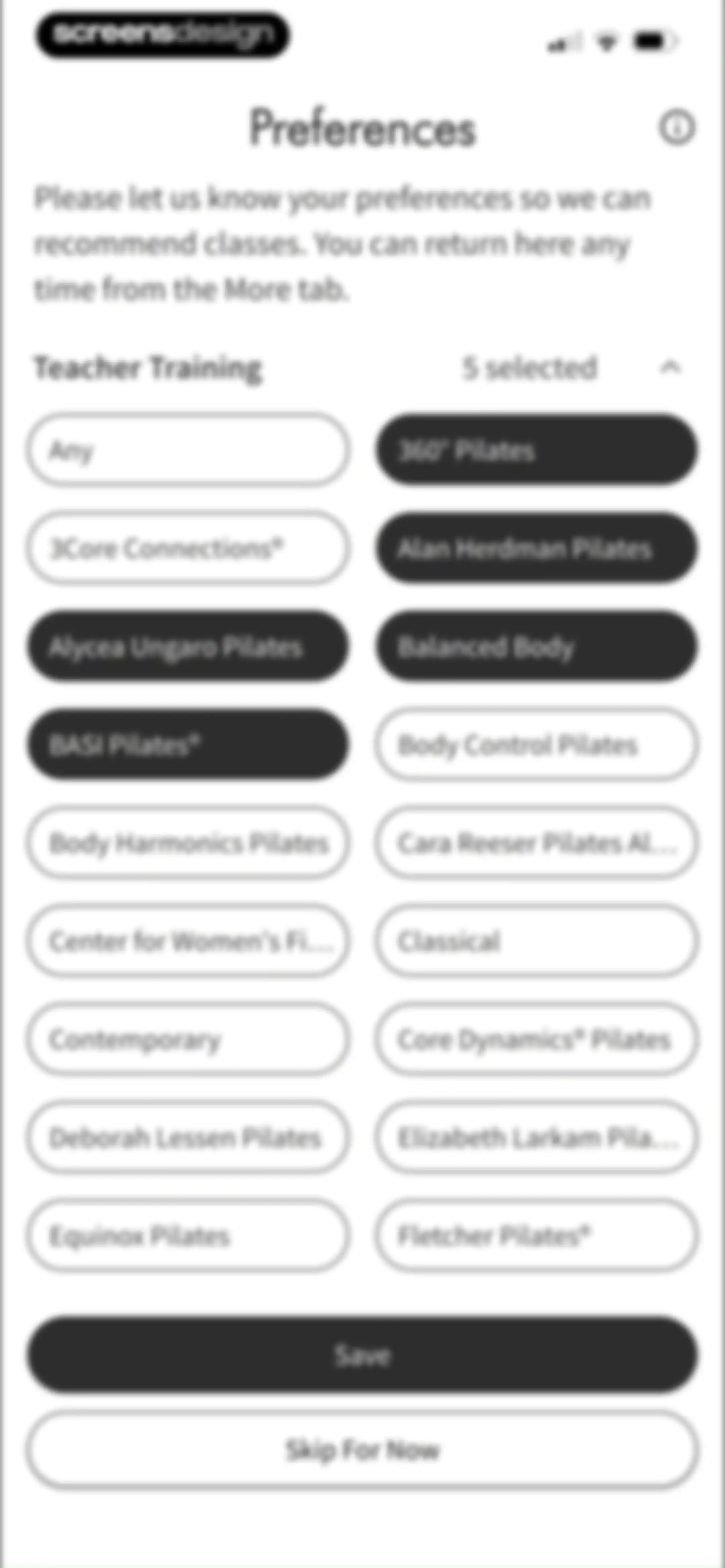 Pilates Anytime | Workouts screen 14