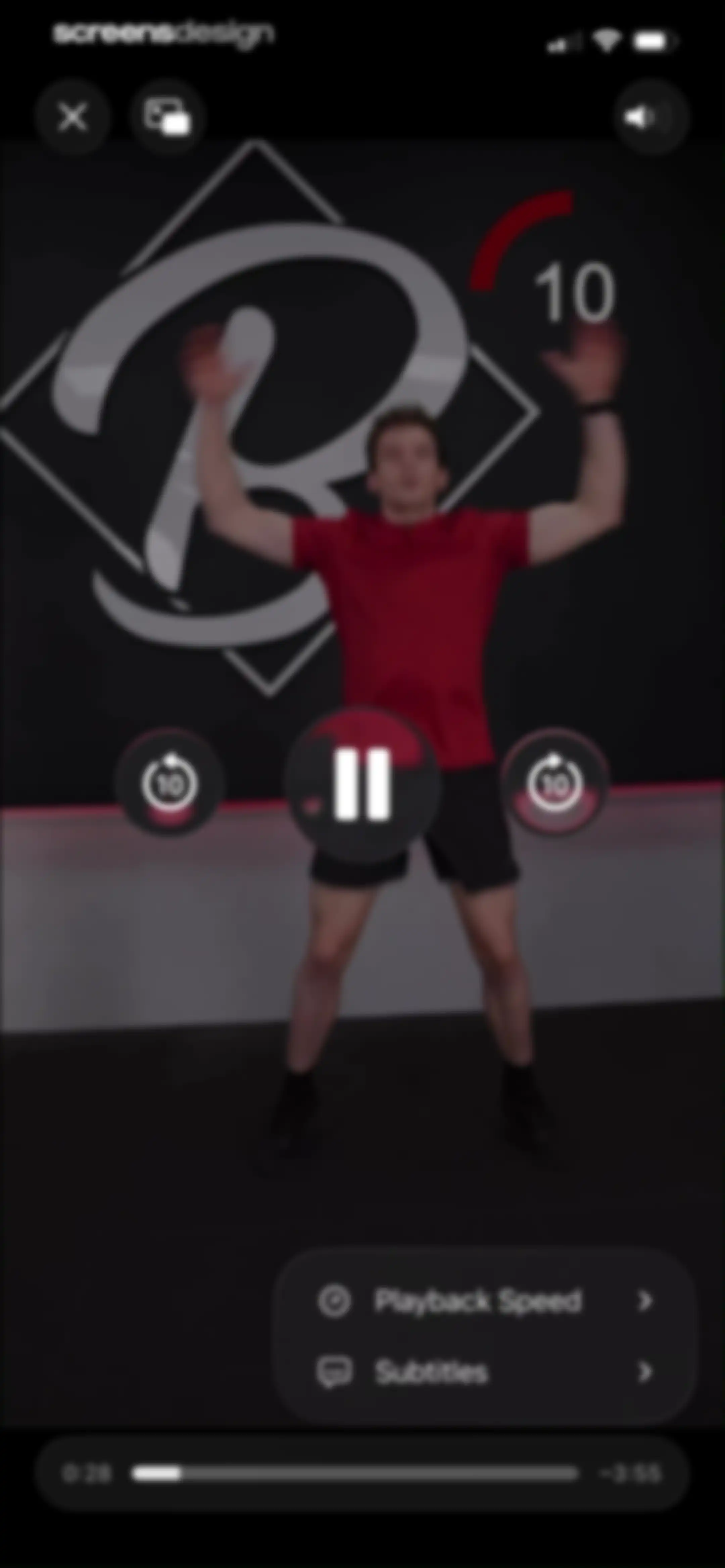 90 Day Challenge screen 43