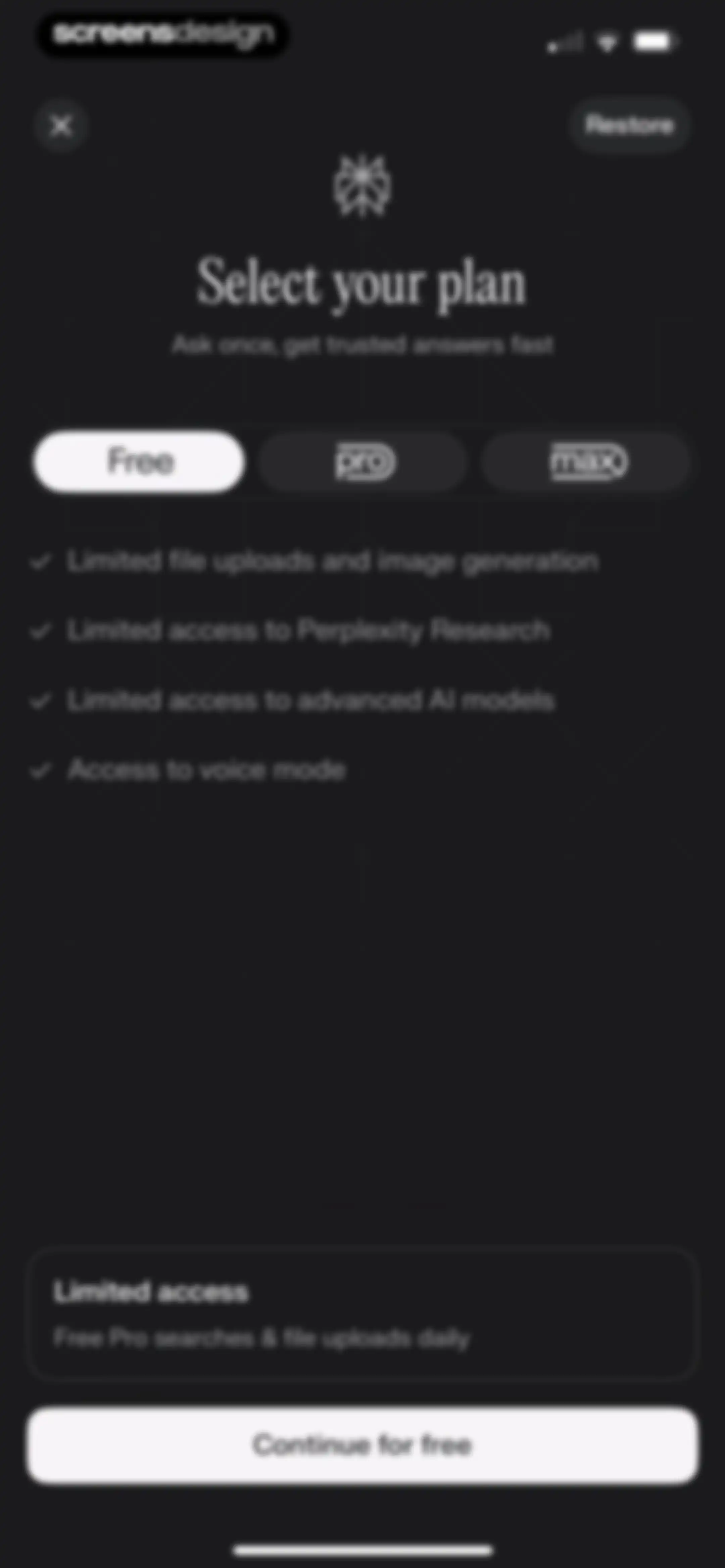 Perplexity - AI Search & Chat screen 7