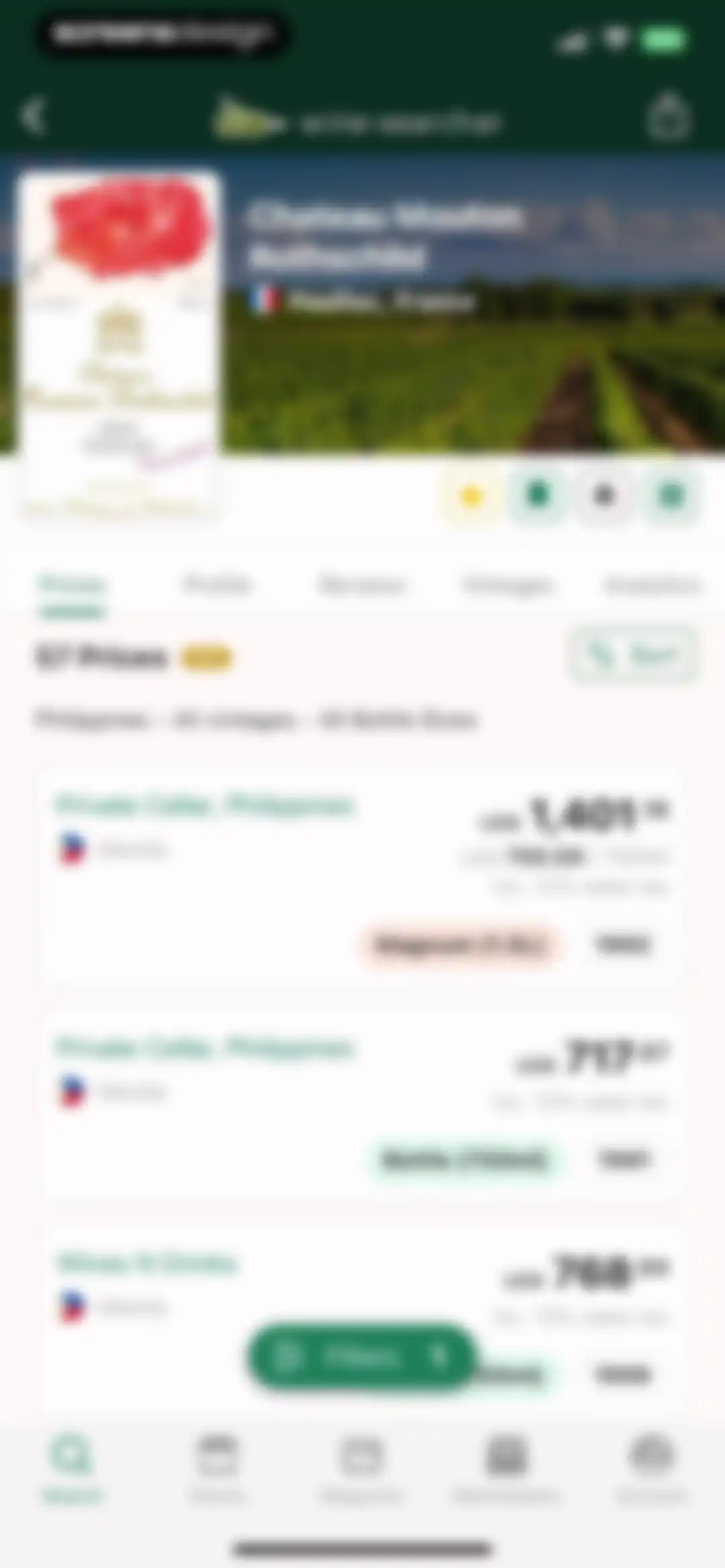 Wine-Searcher screen 10