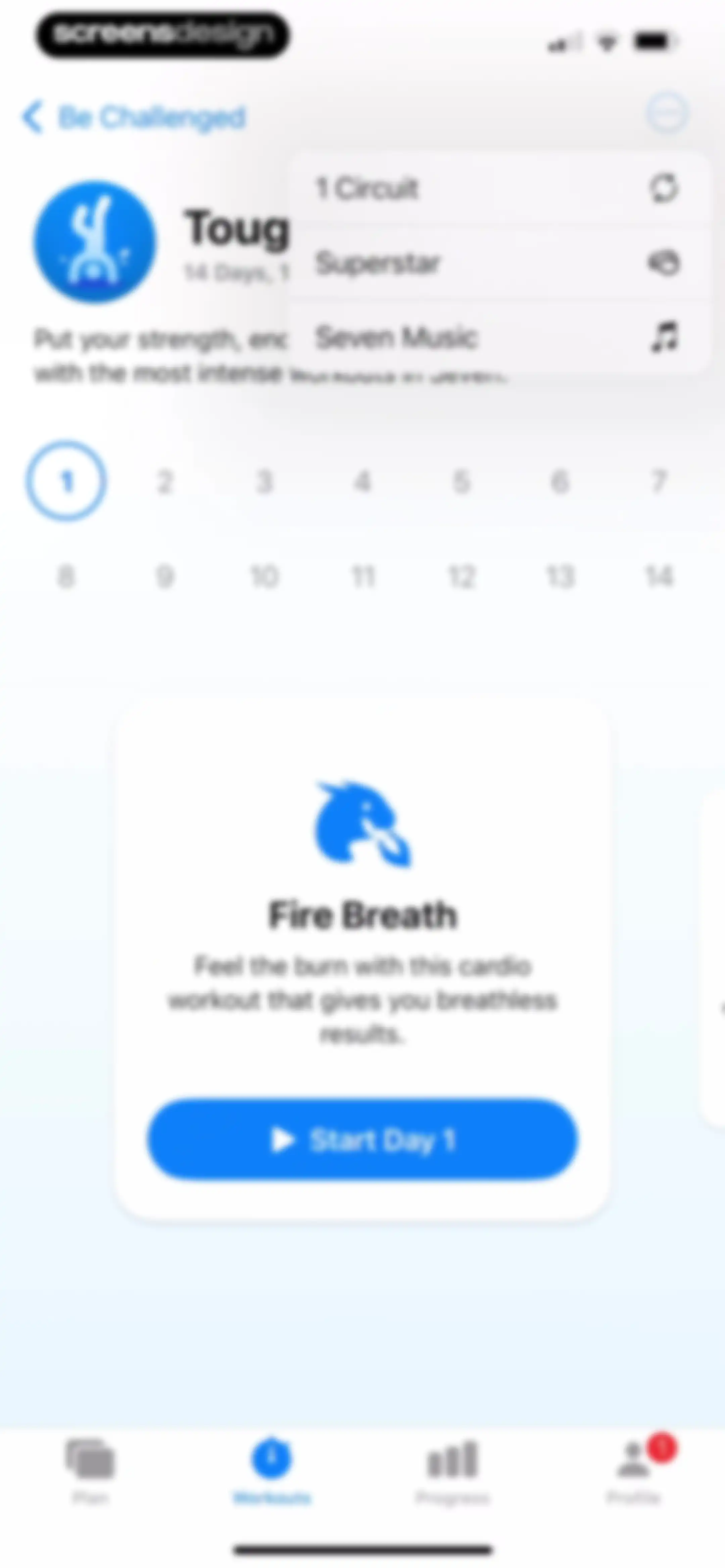 Seven: 7 Minute Workout screen 84