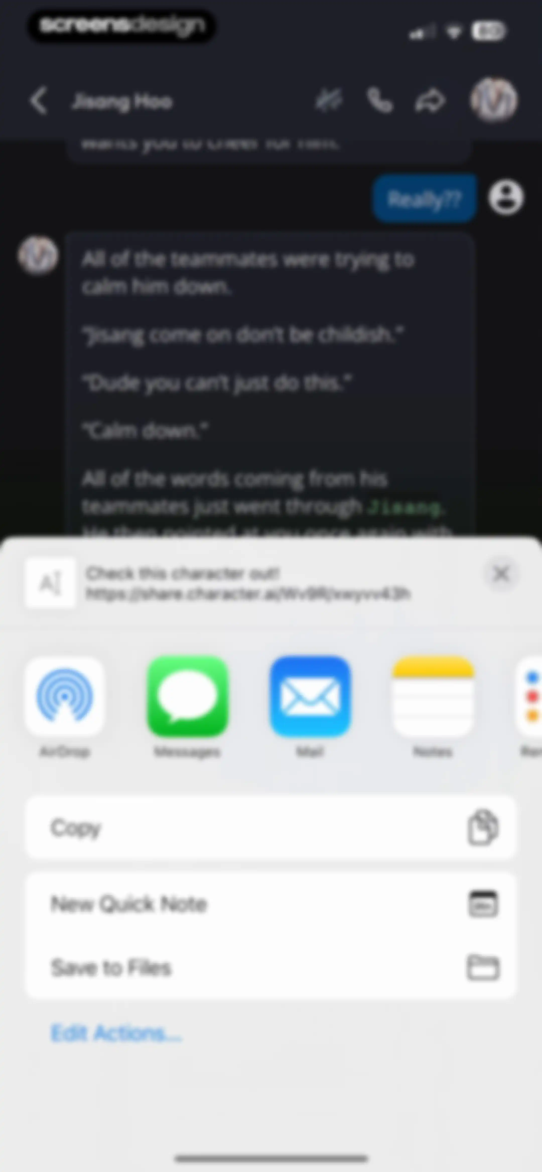 Character AI: Chat, Talk, Text screen 39