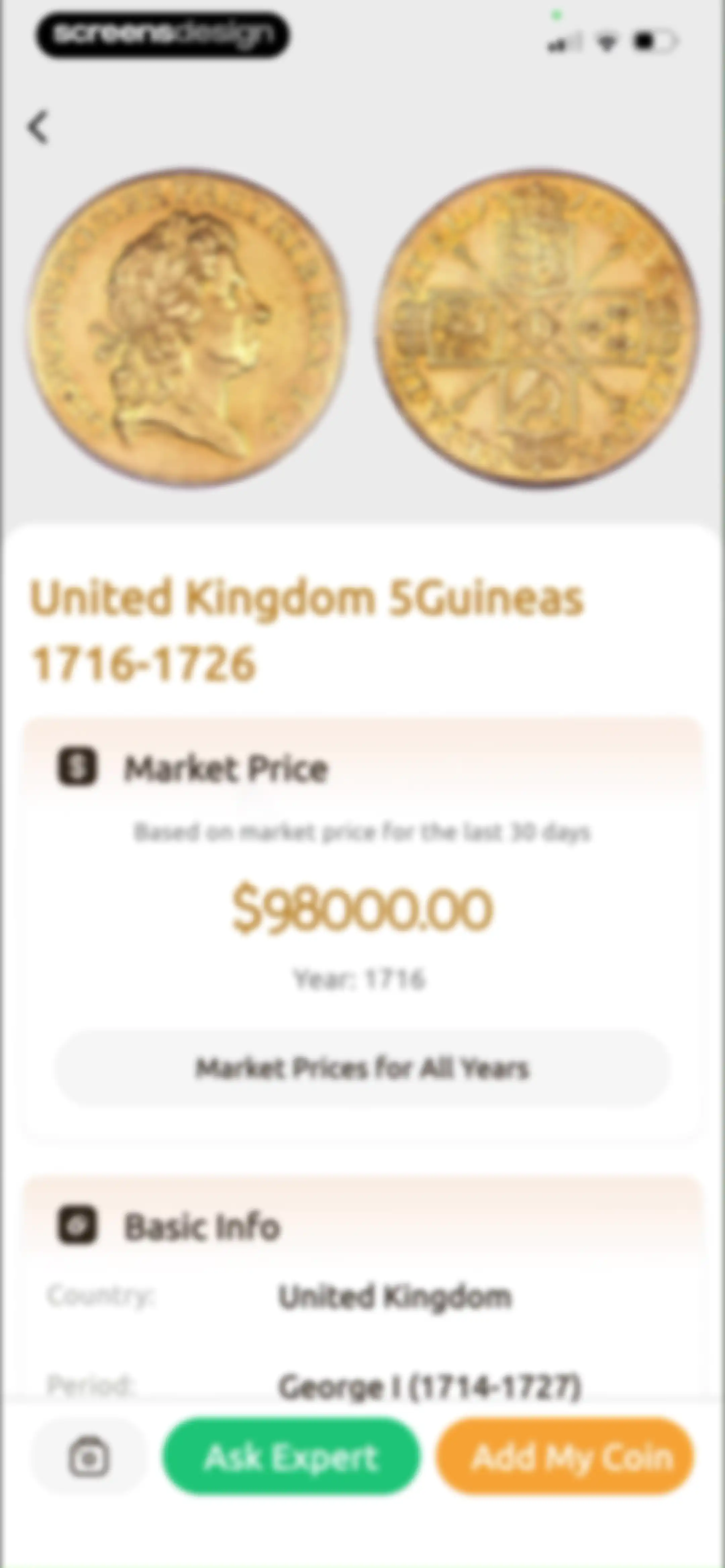 ChatCoin: Coin Identifier screen 37
