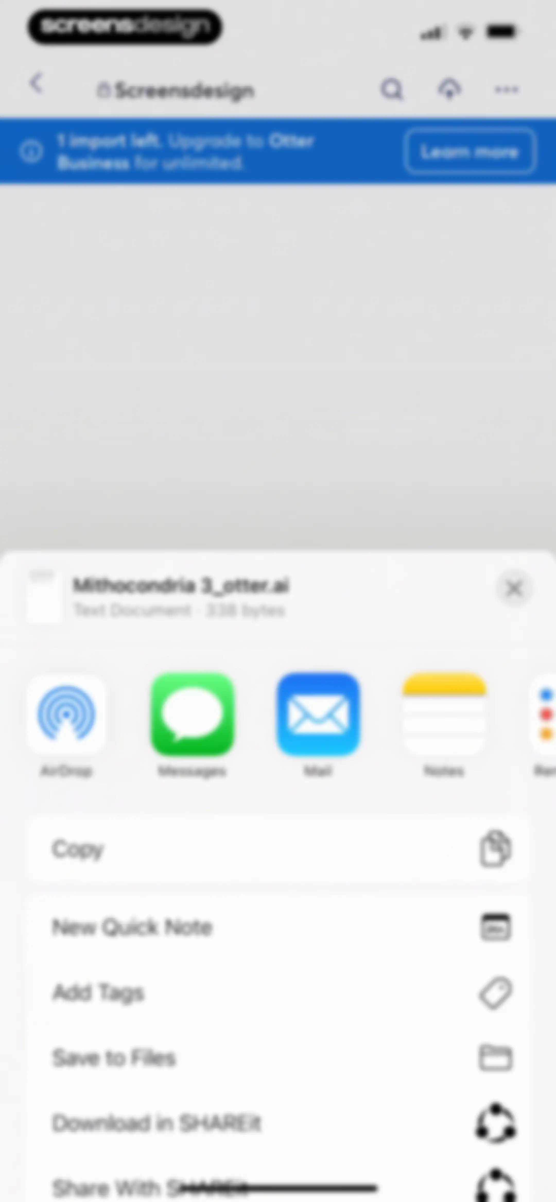 Otter Transcribe Voice Notes screen 97