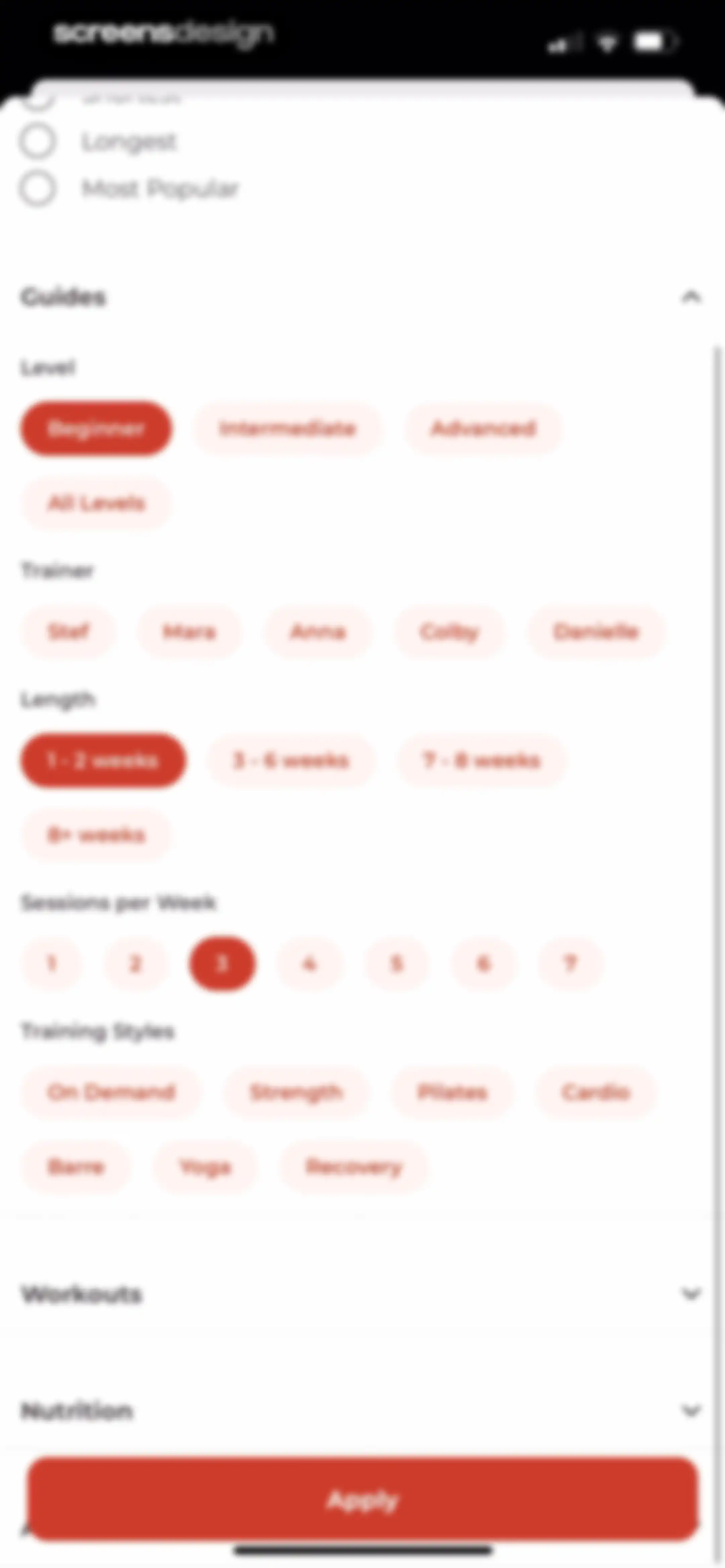WeGLOW: Home Workout for Women screen 214
