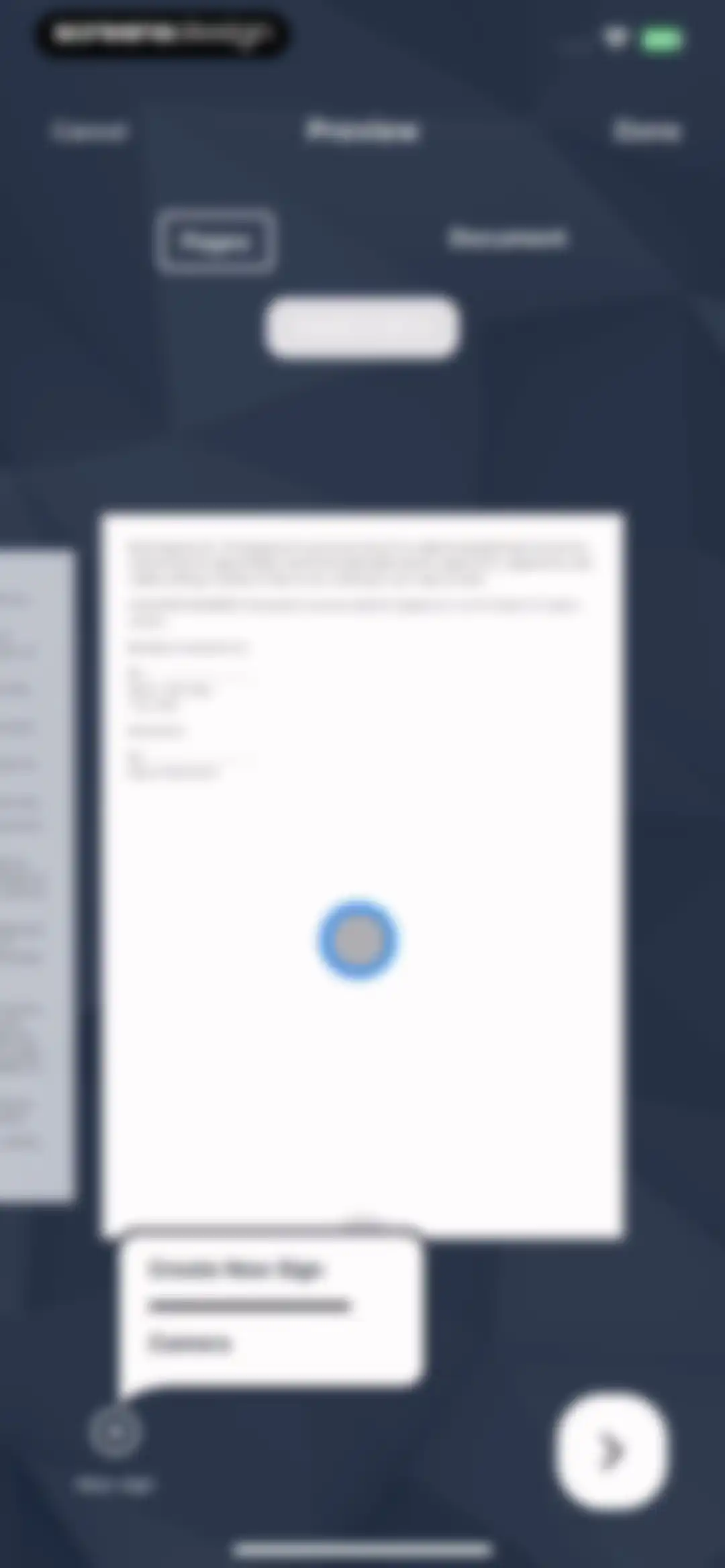 e Signature Scanner, Sign PDF screen 12