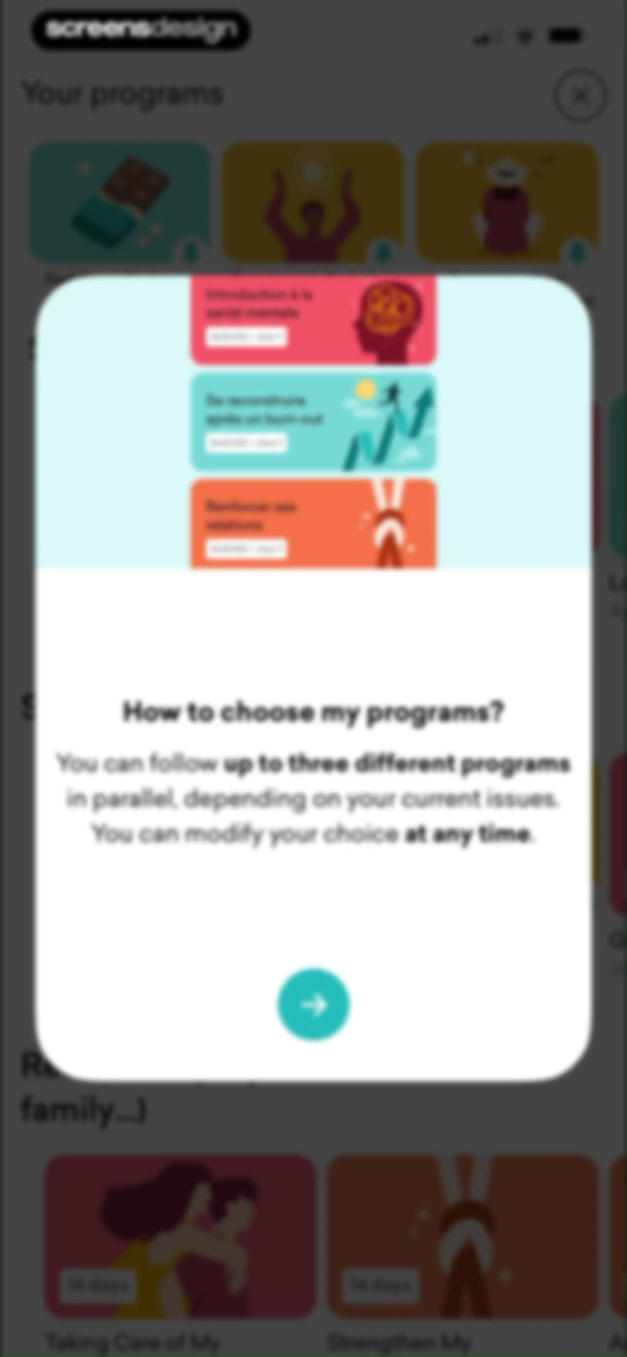 MindDay: Mental Health, Stress screen 74